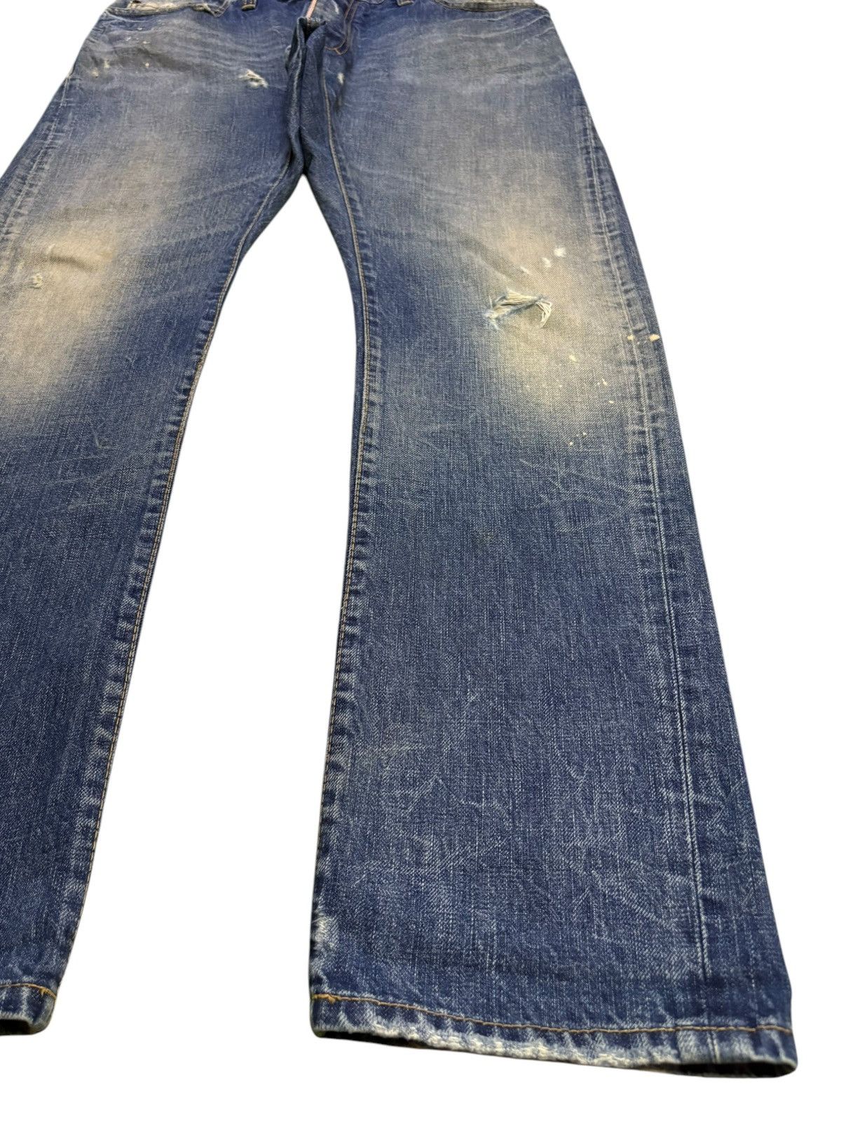 Dsquared2 Vintage Dsquared Mud Wash Distressed Jeans Size US 33 - 8 Thumbnail