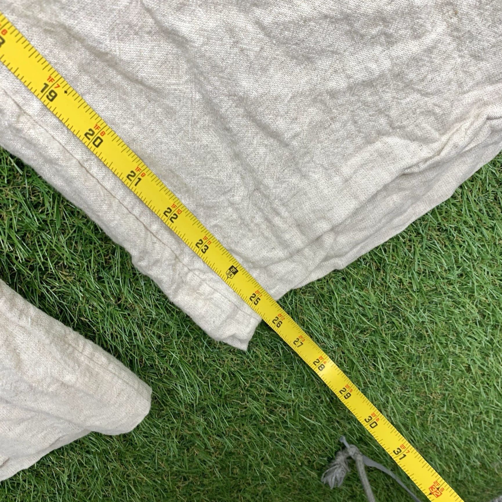 Abercrombie & Fitch VINTAGE Abercrombie & Fitch Linen Pants Womens 14 Wide Leg High Rise Baggy Beach Bohemian City Size 36" / US 14 / IT 50 - 4 Thumbnail