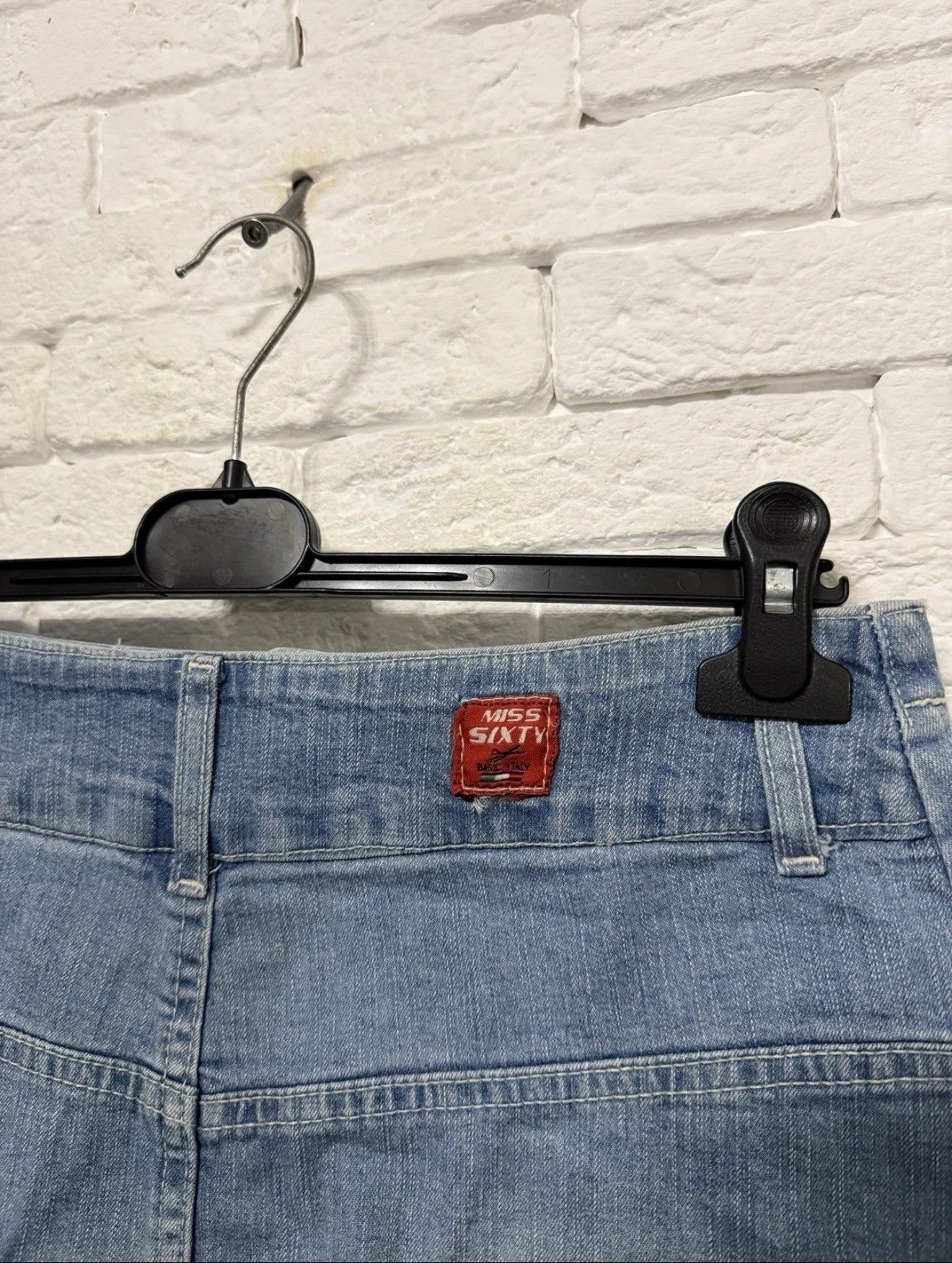 Miss Sixty Vintage Miss Sixty Denim Midi Skirt Y2K Sz 33/32 L Size 32" / US 10 / IT 46 - 8 Thumbnail