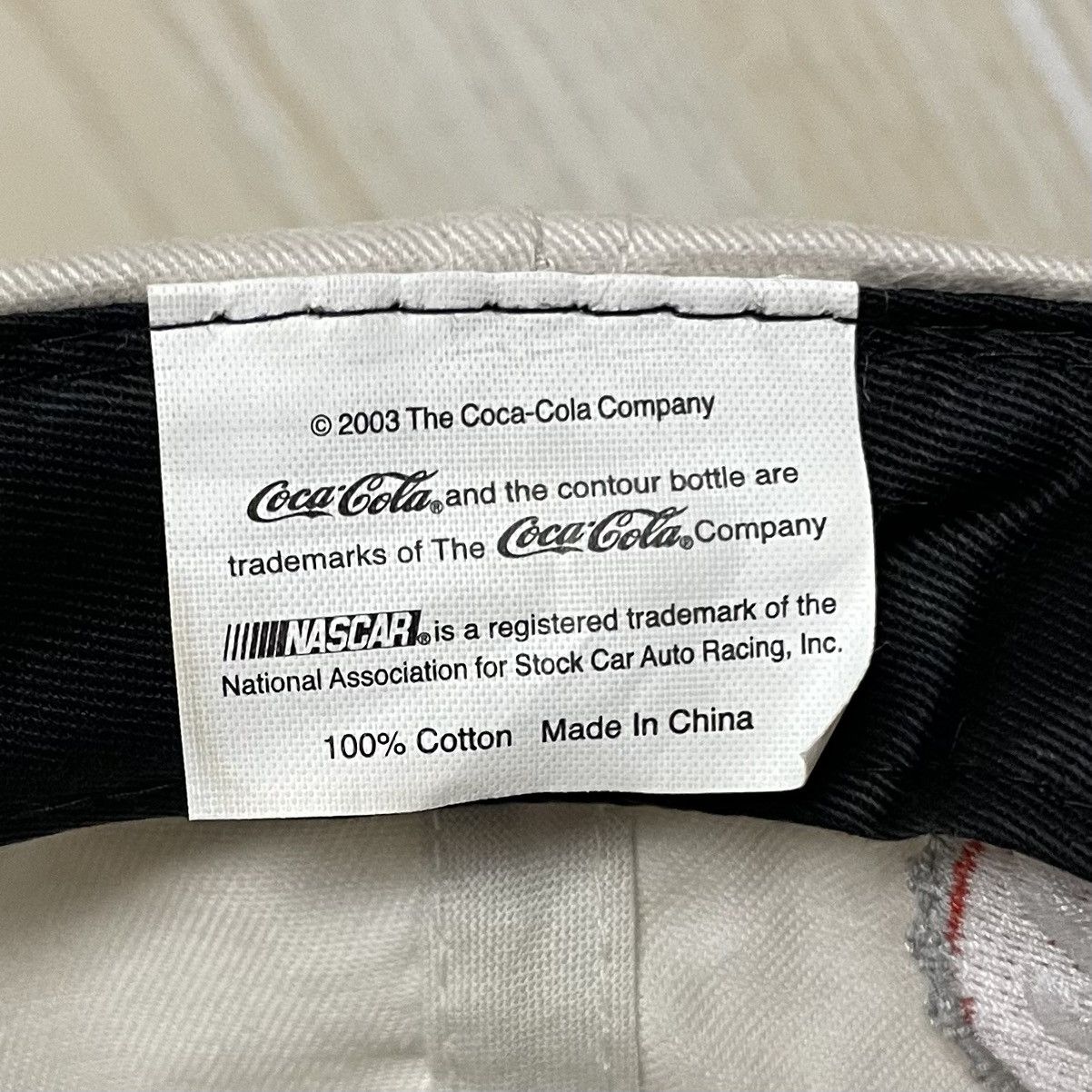 Coca Cola × NASCAR × Vintage Coca Cola Racing Family #20 NASCAR 2003 Dad Hat Baseball Cap Size ONE SIZE - 9 Thumbnail