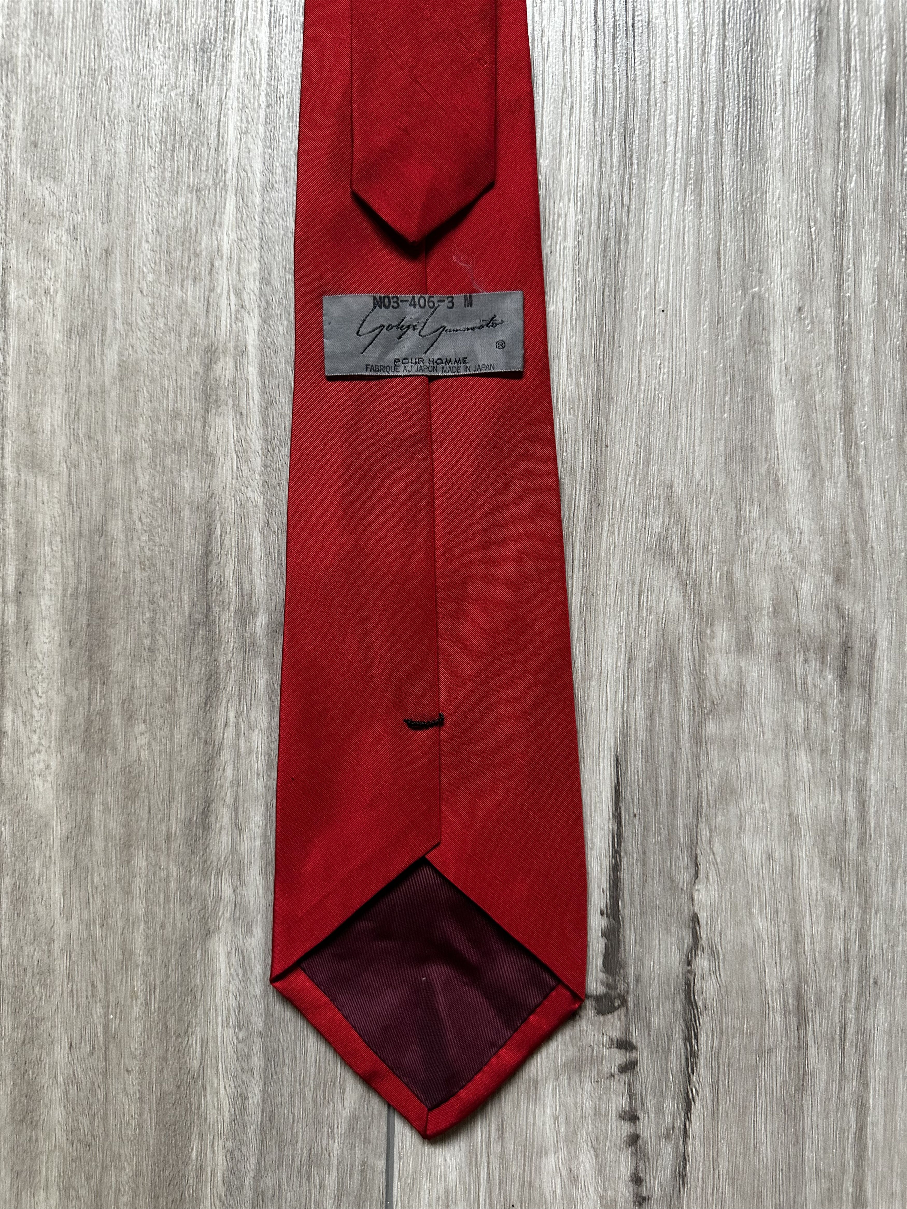Yohji Yamamoto Yohji Yamamoto FW 1999 Tie Size ONE SIZE - 6 Thumbnail