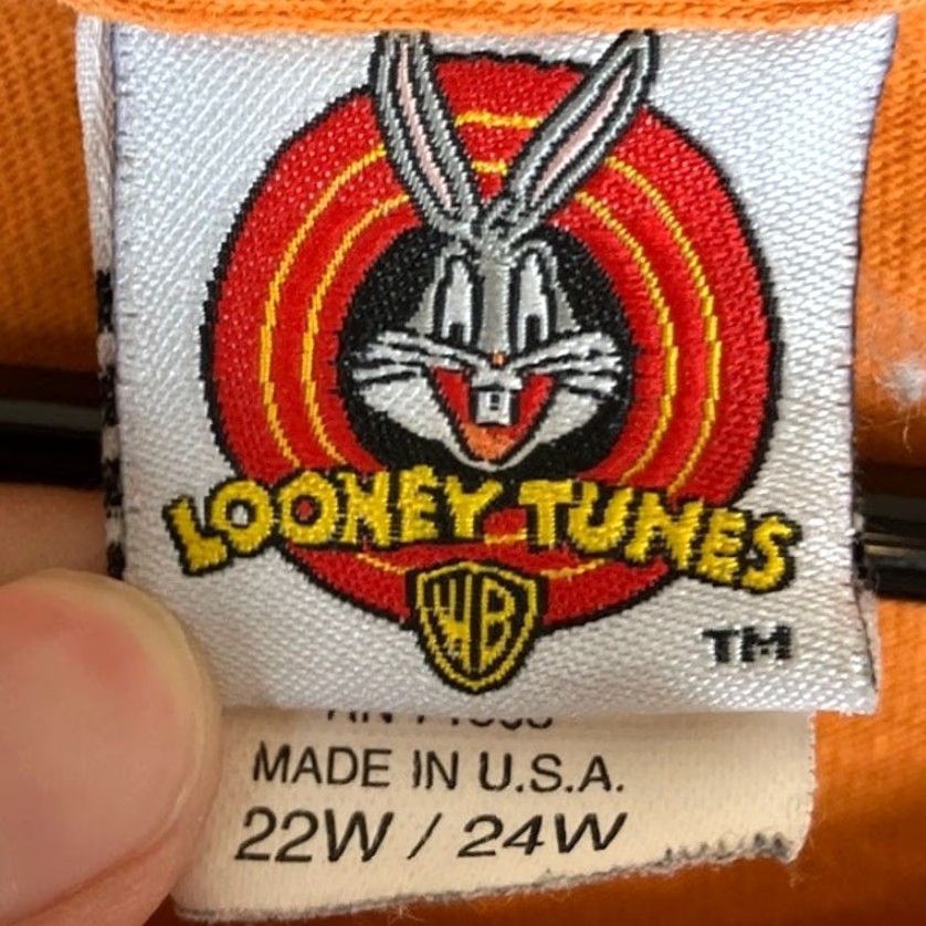 Vintage VINTAGE Looney Tunes TShirt Orange Tweety Bird 100% Cotton 22W/24W Shirt Women Crew Neck Short Sleeve Size 3XL / US 20-22 - 6 Thumbnail