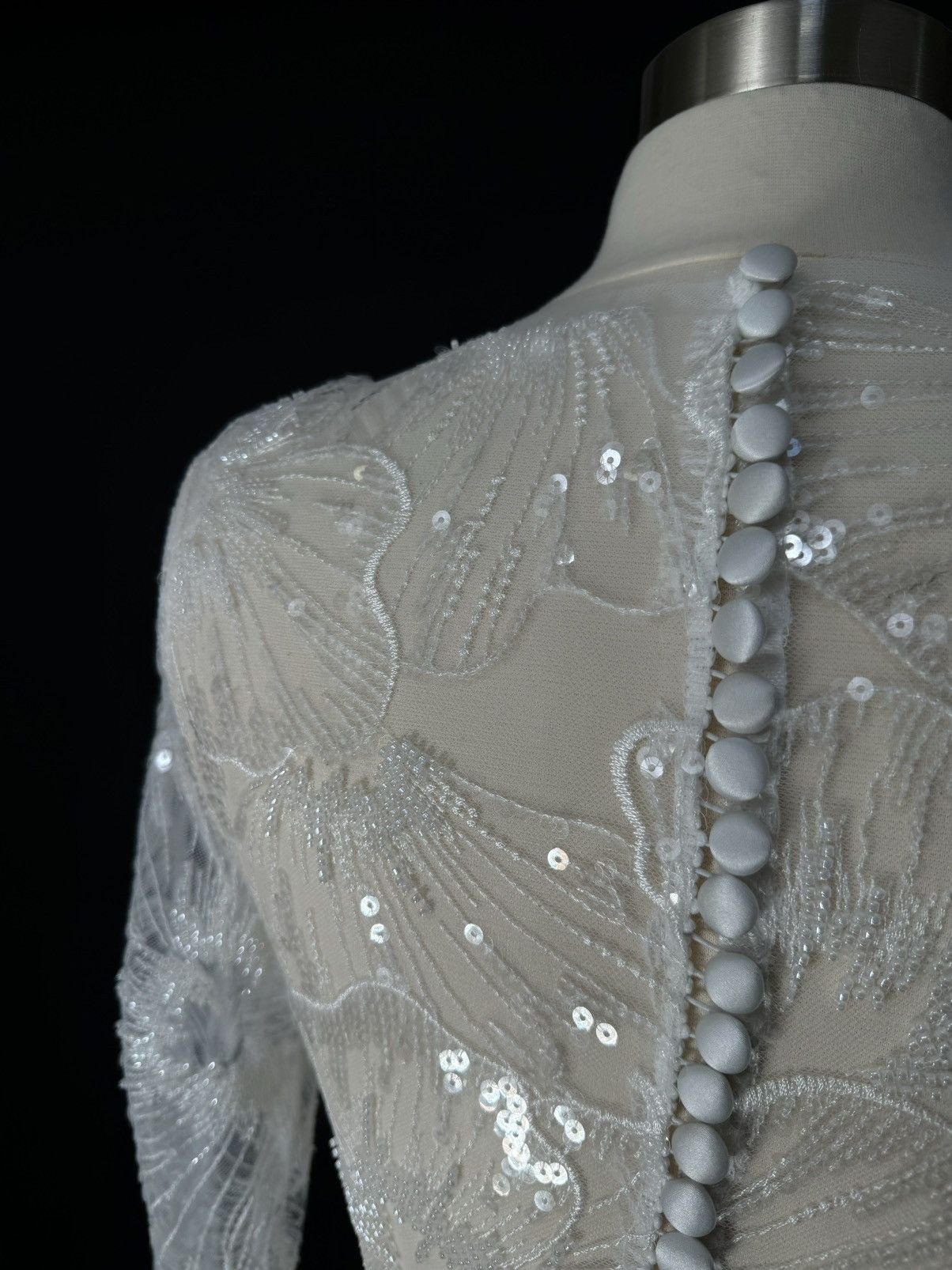 Other Preloved US 0 Embroidered lace Anna Augusta Bridal Cape Size XS / US 0-2 / IT 36-38 - 5 Thumbnail
