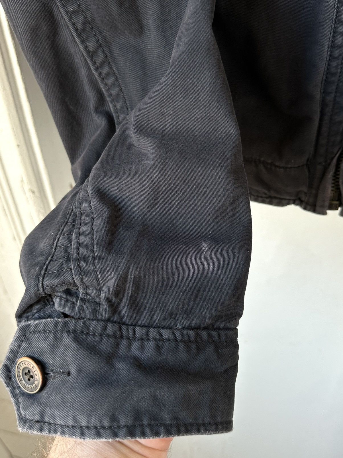 Abercrombie & Fitch Vintage Abercrombie & Fitch Washed Zip Hamilton Jacket Size US XL / EU 56 / 4 - 6 Thumbnail