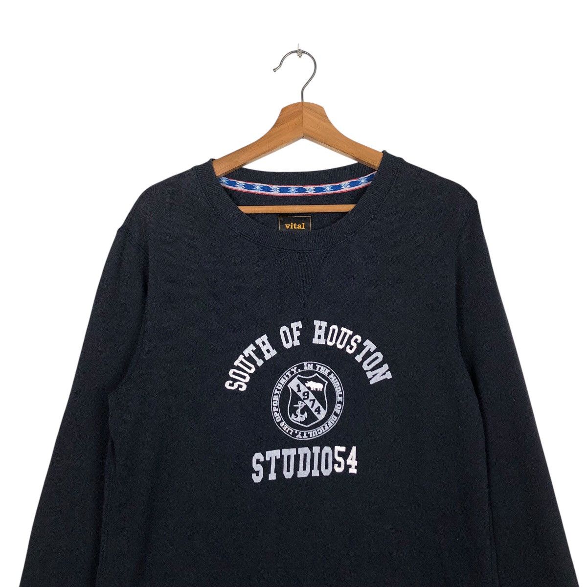 Japanese Brand 📌South of Houston Sweatshirt Big Logo Issey Miyake Size US M / EU 48-50 / 2 - 4 Thumbnail