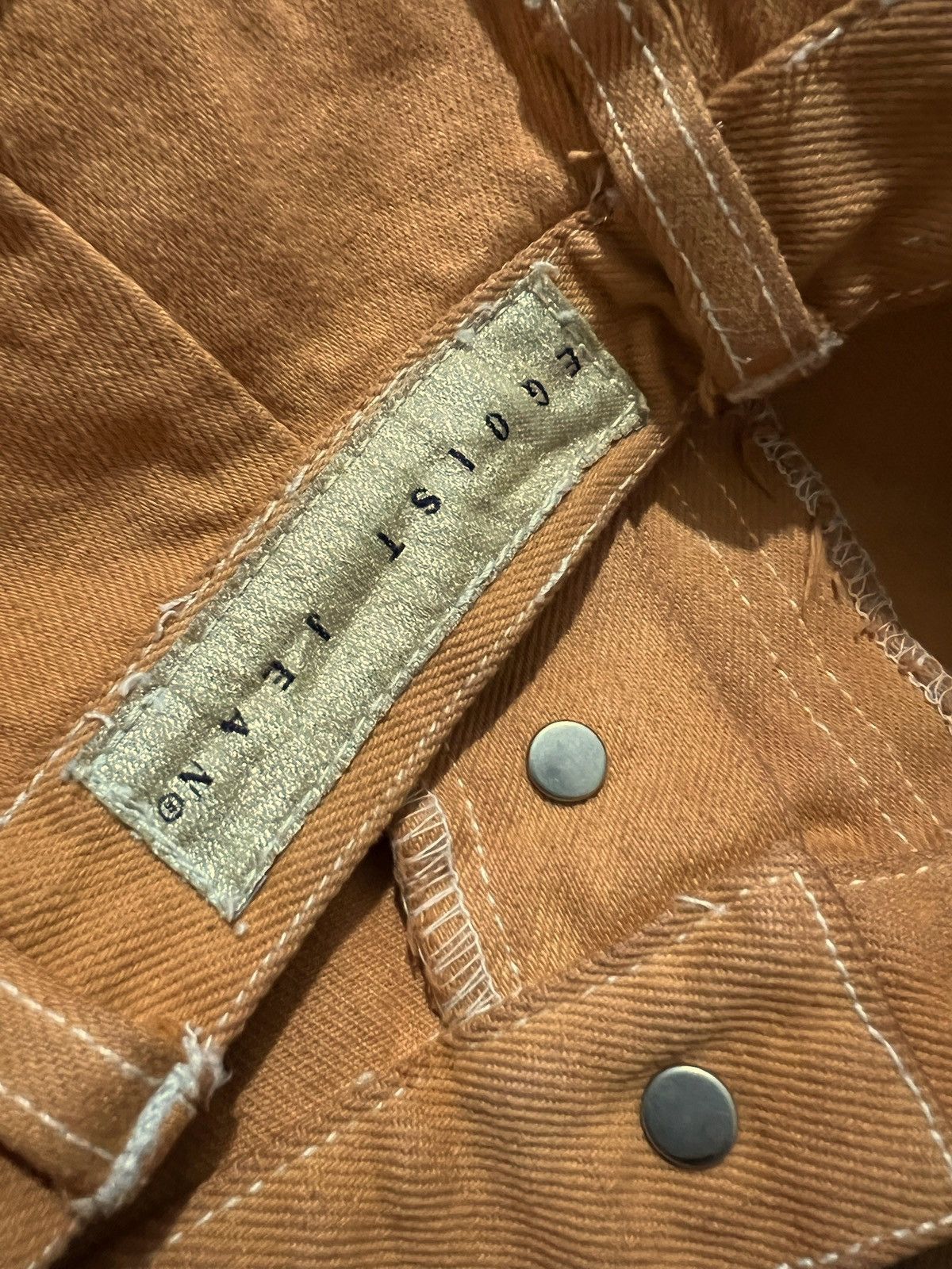 If Six Was Nine × Japanese Brand × Le Grande Bleu (L.G.B.) Egoist mud super flared denim pants Size US 27 - 7 Thumbnail