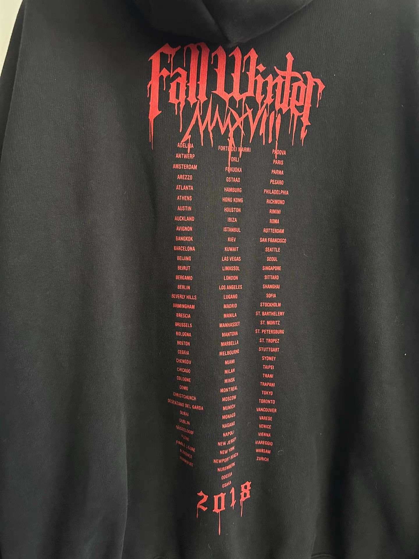Vetements Vetements 18SS Sanskrit heavyweight hoodie Size US S / EU 44-46 / 1 - 3 Thumbnail