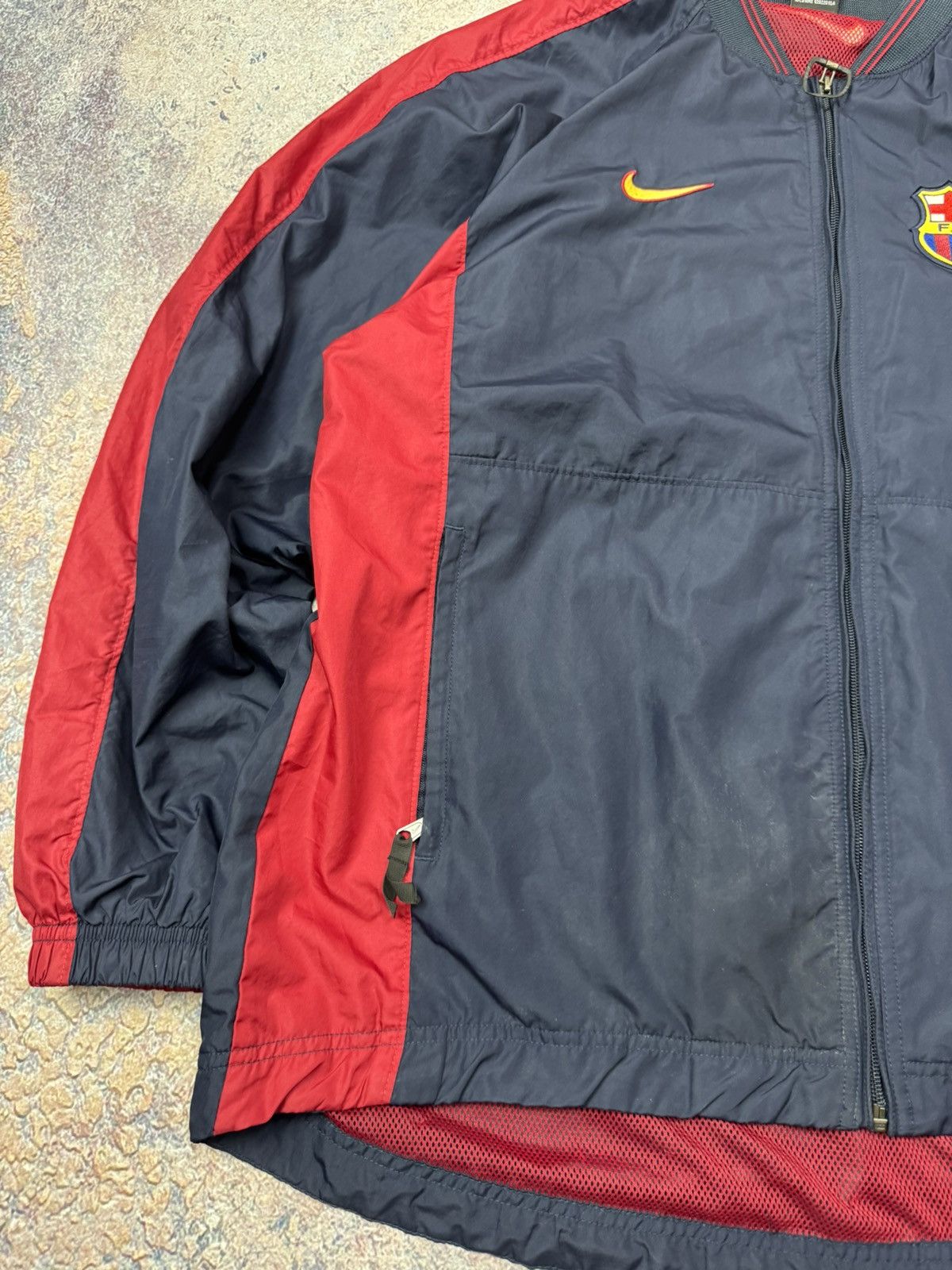 Nike Vintage Nike FC Barcelona 1998 track top jacket men's size M Size US M / EU 48-50 / 2 - 2 Thumbnail