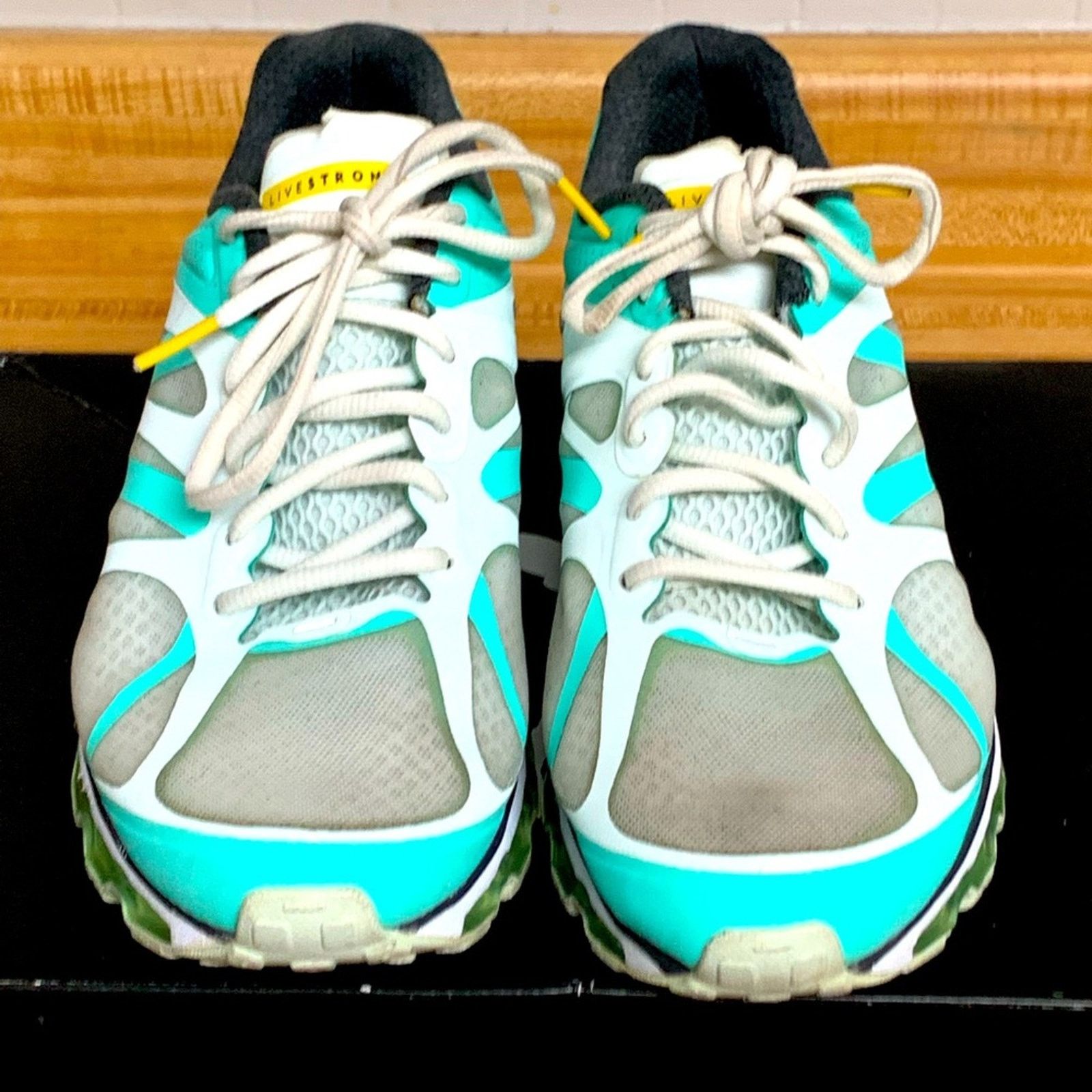 Nike Nike Womens Shoes Air Max Livestrong Turquoise 487992-348 Size US 9 / IT 39 - 4 Thumbnail