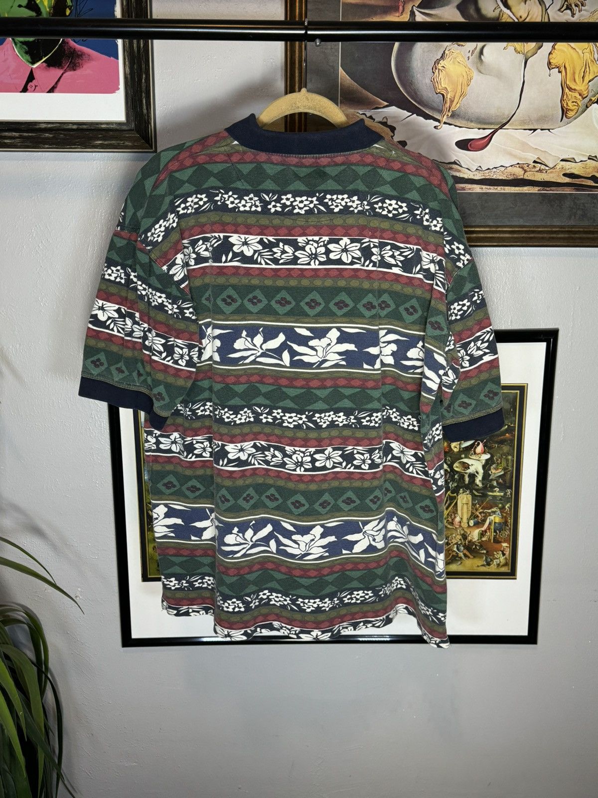 Vintage Vintage Floral AOP Polo Size US L / EU 52-54 / 3 - 2 Thumbnail
