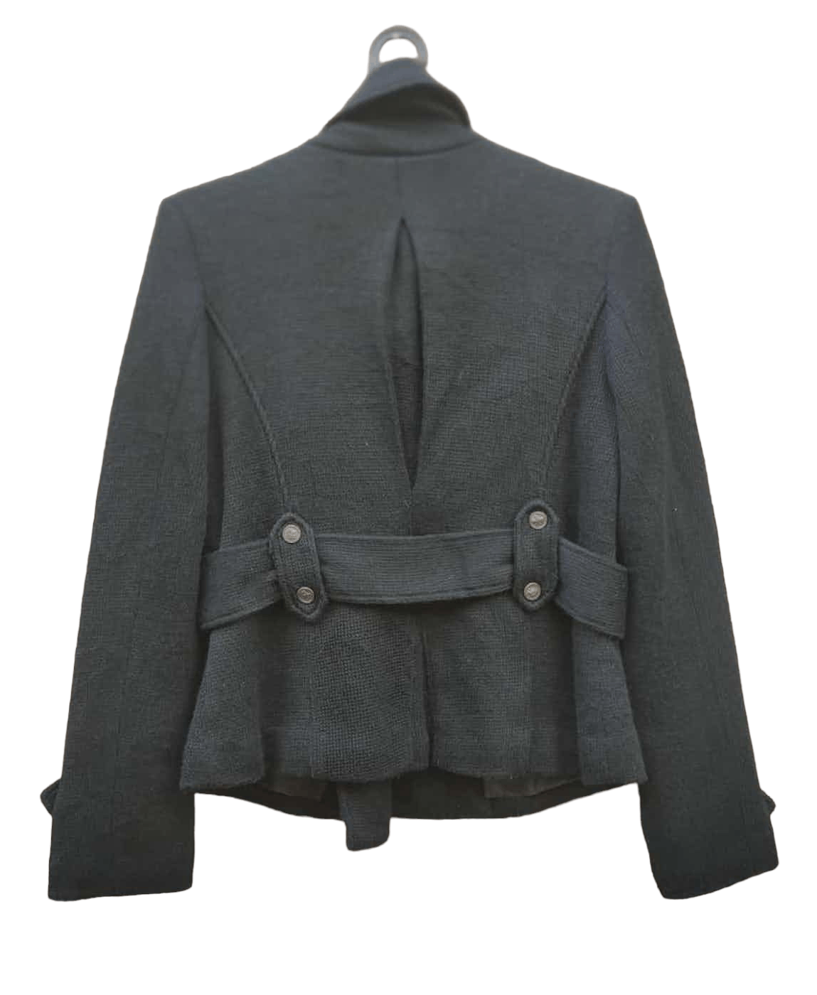 Japanese Brand Bizz Wool Ladies Jacket Size XS / US 0-2 / IT 36-38 - 2 Thumbnail