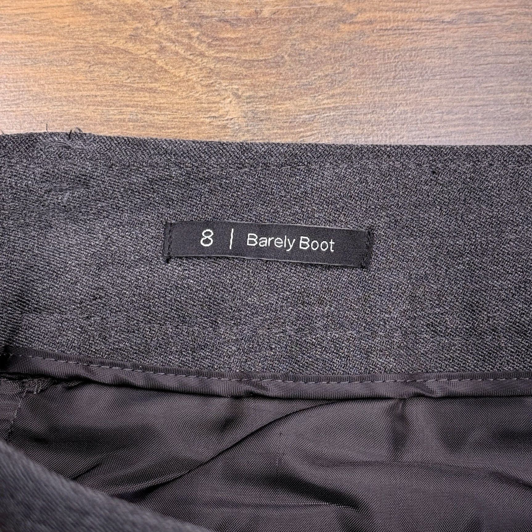 Talbots Talbots Pants Womens 8 Charcoal Heather Gray Full Length New Bootcut Stretch Dress Pants Fall Size 30" / US 8 / IT 44 - 5 Thumbnail