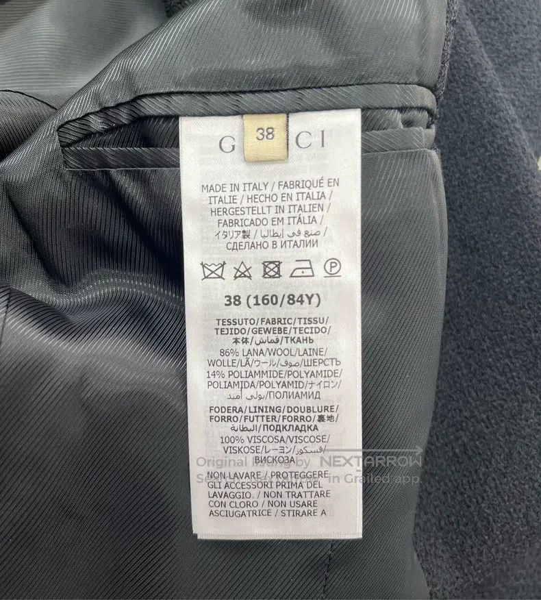 Gucci Gucci Black gold button small fragrant style cardigan jack Size XS / US 0-2 / IT 36-38 - 4 Thumbnail