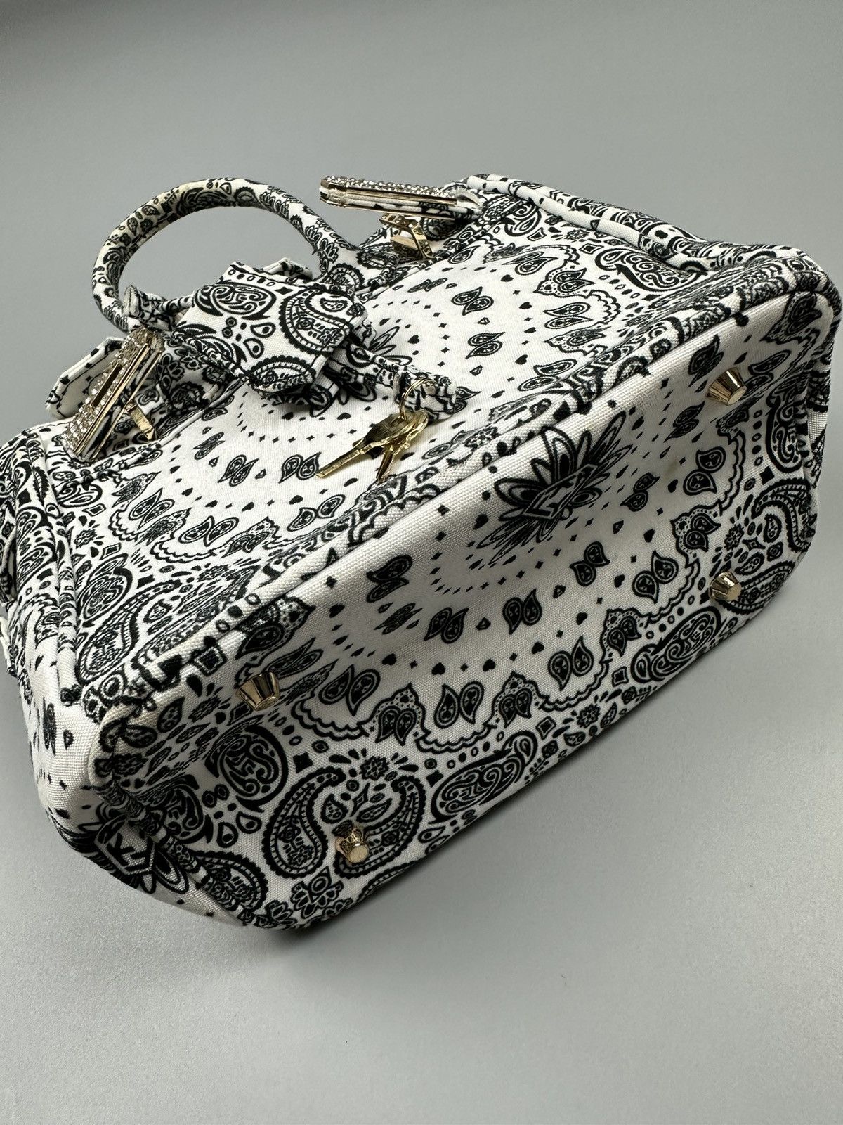 Designer × If Six Was Nine Rare Hermetic Paisley Birkin Inspired By Hermes Birkin Size ONE SIZE - 11 Thumbnail