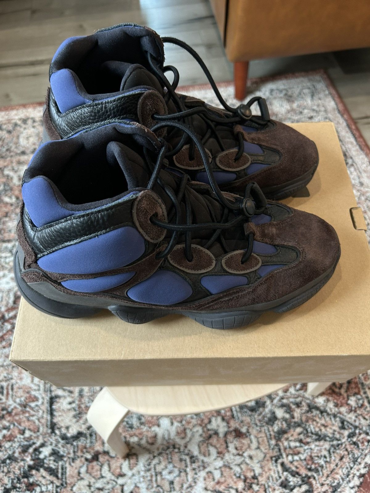 Adidas × Yeezy Yeezy 500 High Tyrian Size US 10.5 / EU 43-44 - 3 Thumbnail