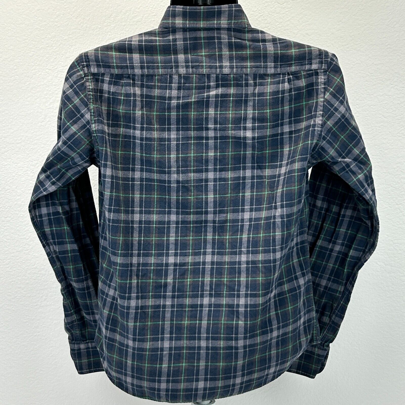 UNTUCKit UNTUCKit Slim Fit Flannel Button Front Shirt Plaid Blue S Size US S / EU 44-46 / 1 - 3 Thumbnail