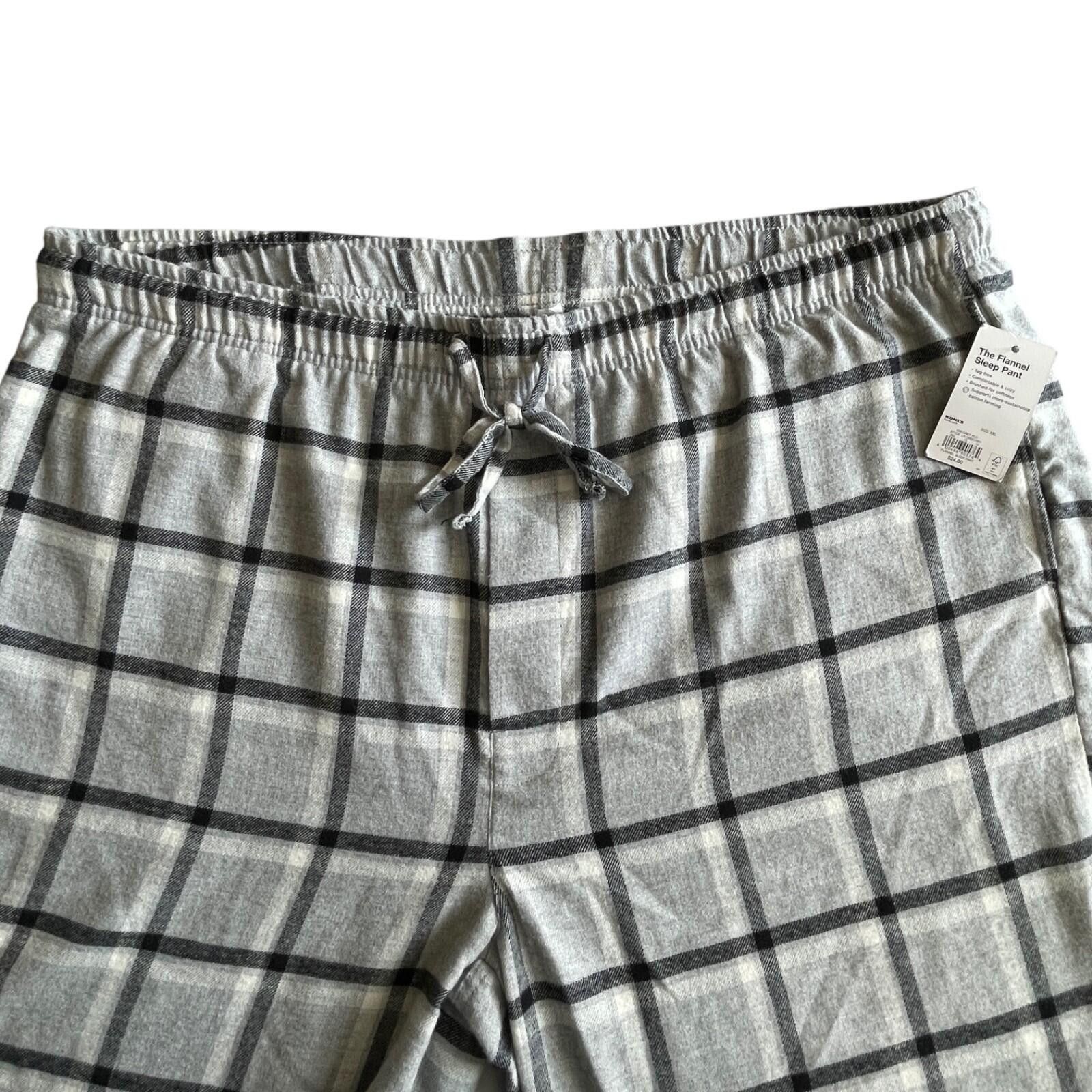 Sonoma Sonoma XXL Gray Plaid Flannel Sleep Lounge Pants NWT Size ONE SIZE - 4 Thumbnail