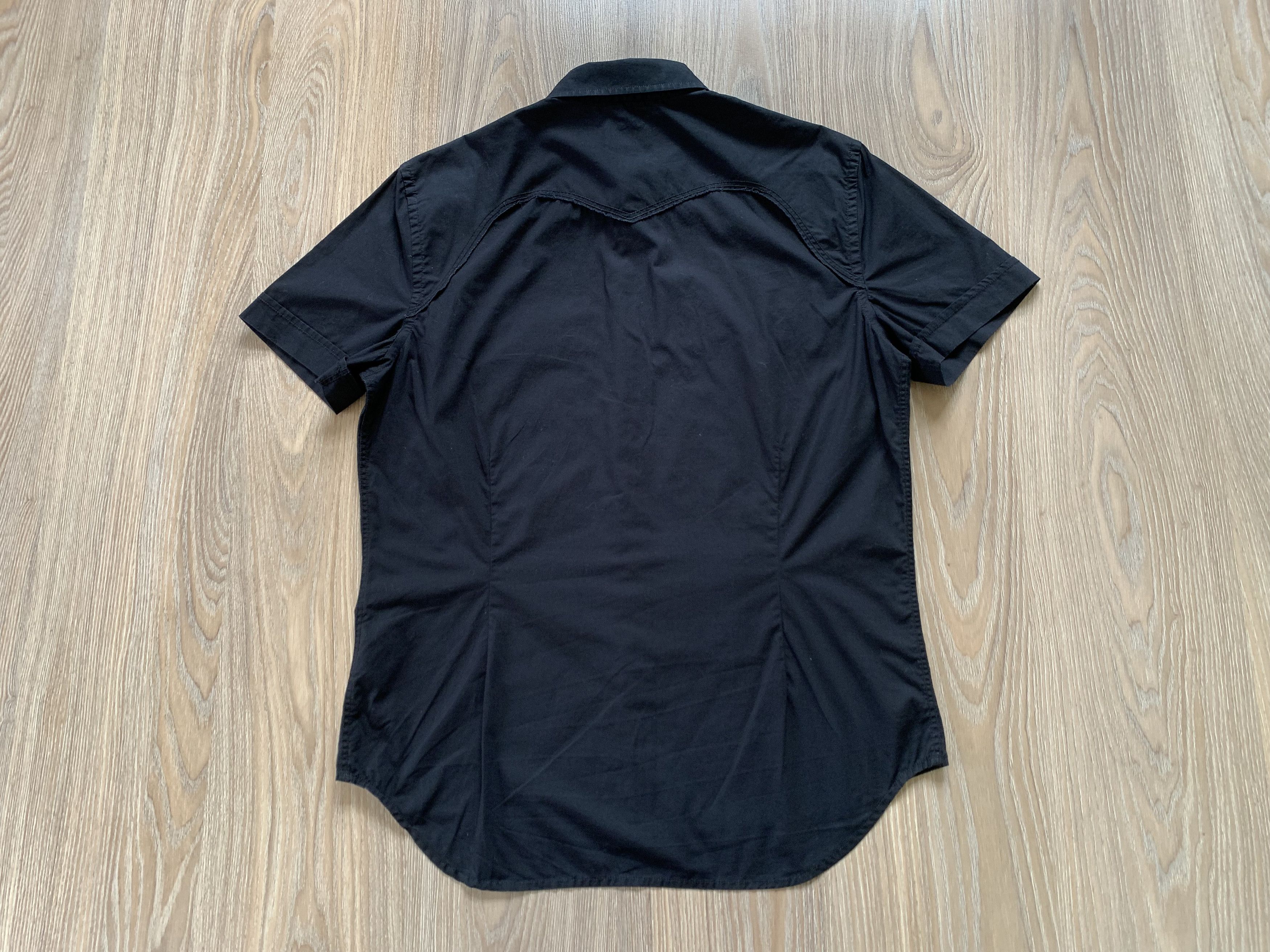 Diesel × Vintage Vintage Diesel Black Short Sleeve Shirt Size US L / EU 52-54 / 3 - 3 Thumbnail