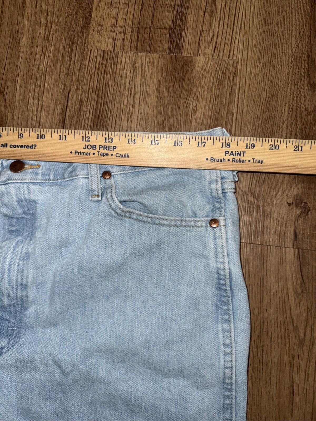 Wrangler Wrangler Mens 38x32 Cowboy Cut 936 Slim Fit Jeans Light Wash Size US 38 / EU 54 - 5 Thumbnail