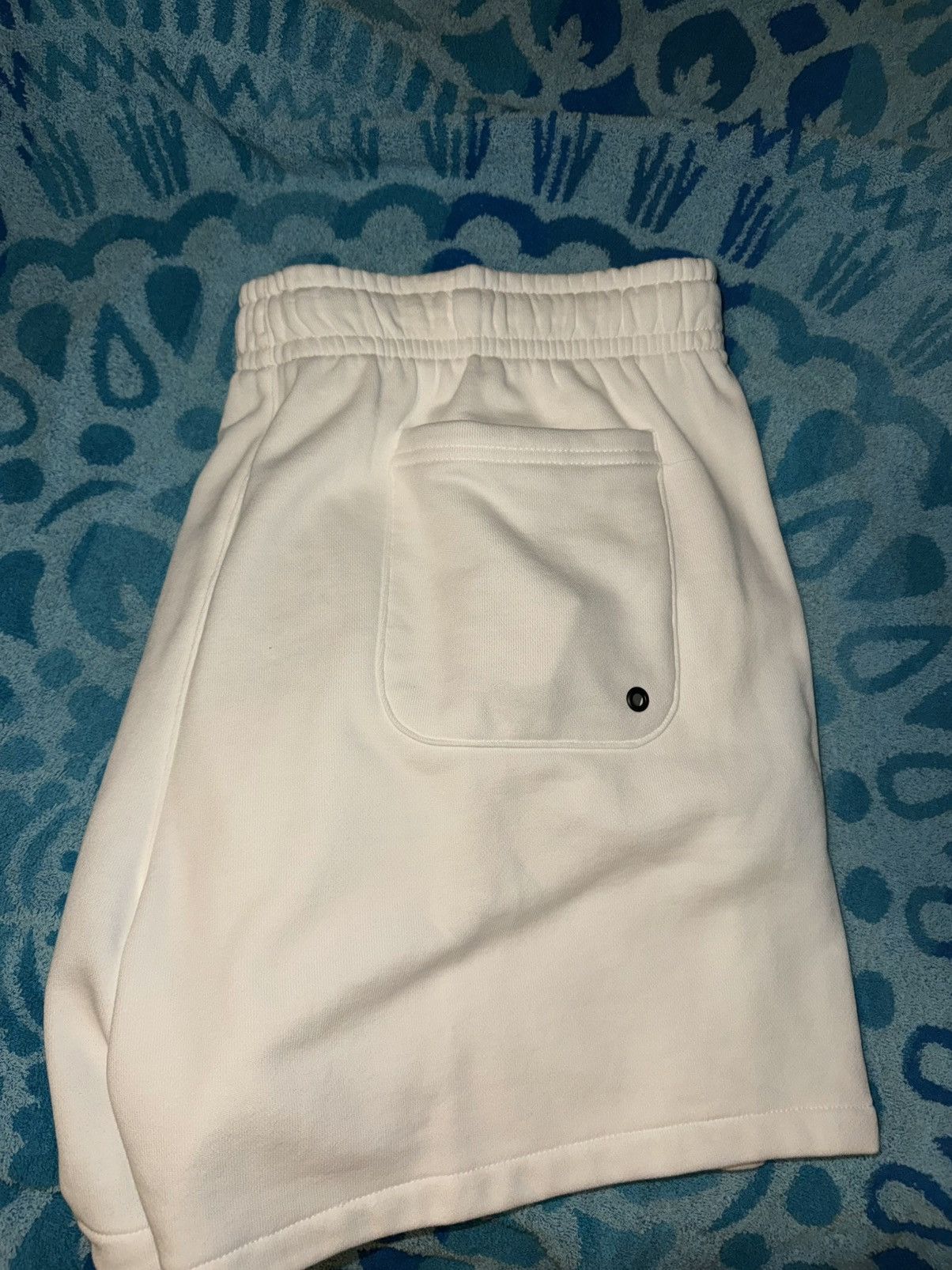 Nike White Cotton Nike Shorts — XXL Above the knee standard fit. Size US 32 / EU 48 - 3 Thumbnail