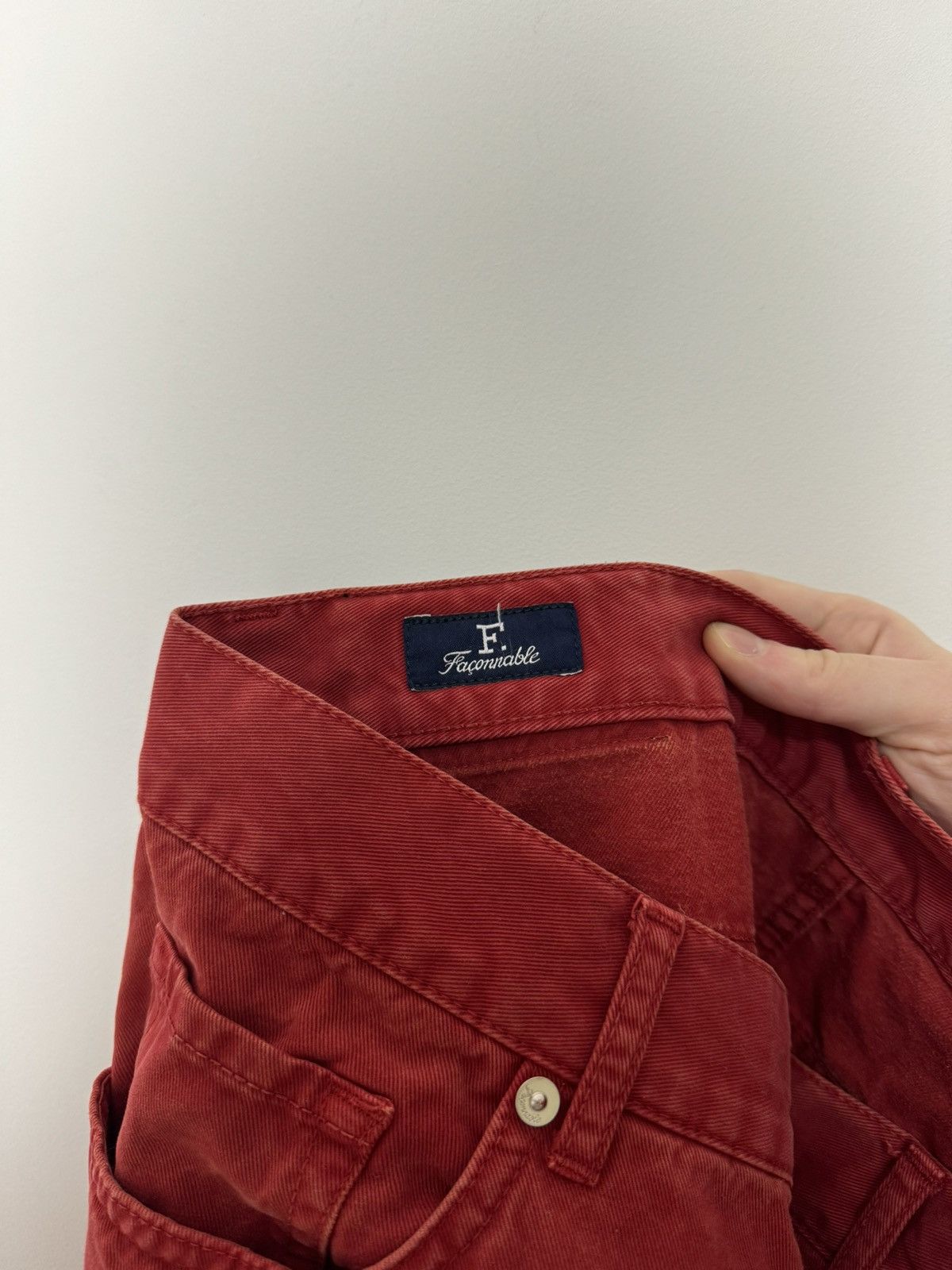 Faconnable Faconnable denim jeans luxury made in italy designer Size US 34 / EU 50 - 12 Thumbnail