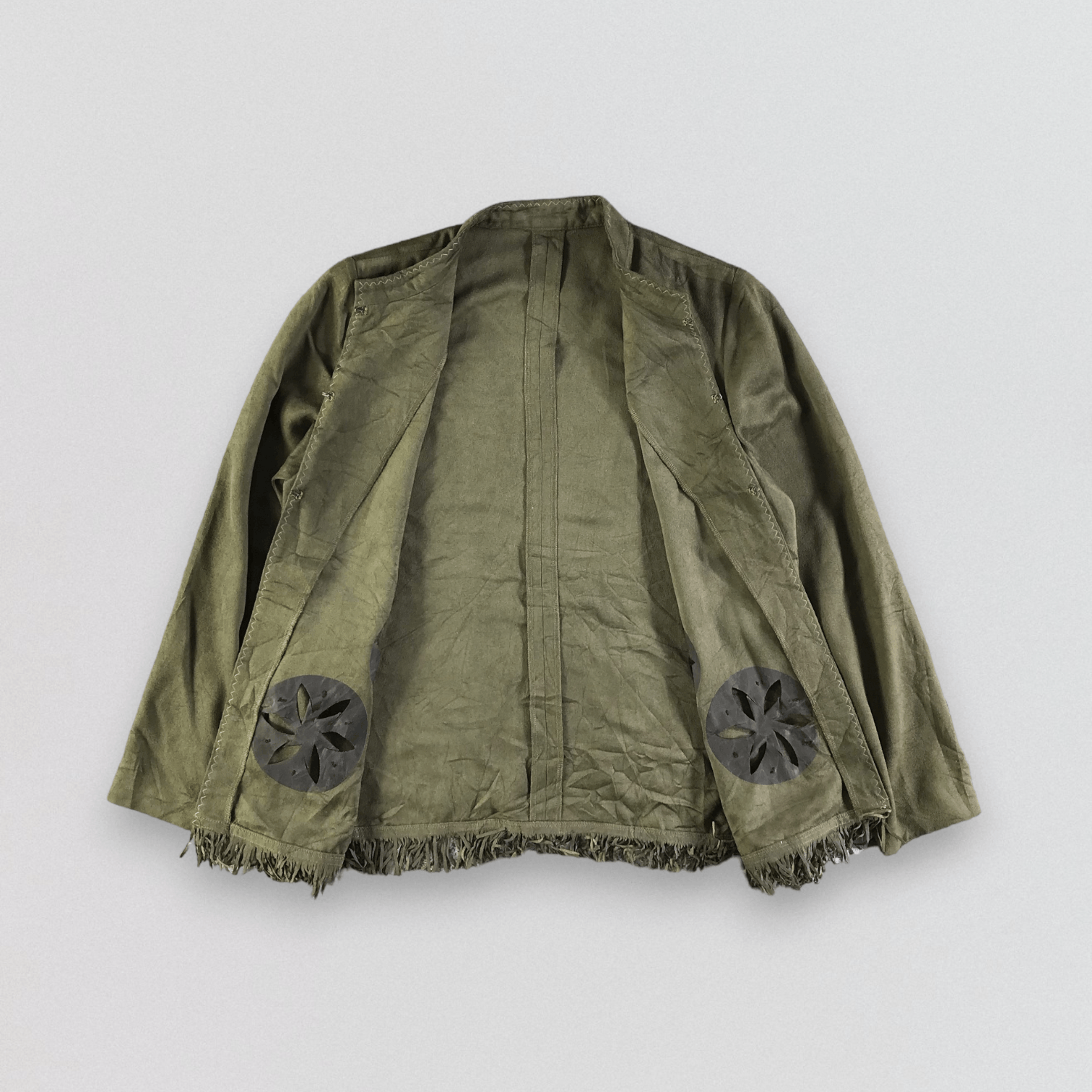 Japanese Brand Vintage Japanese Brand Boho Green Jacket Size US S / EU 44-46 / 1 - 2 Thumbnail