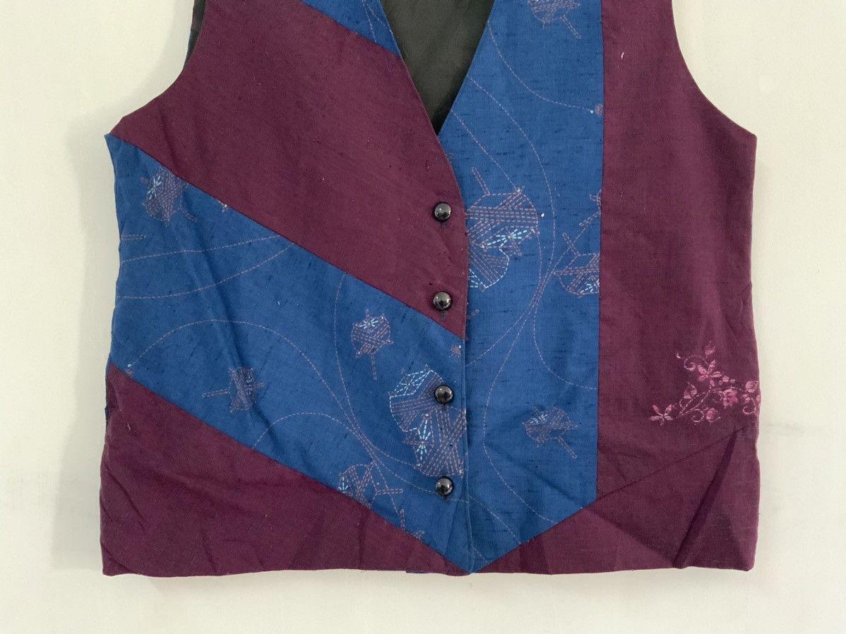 Handmade Handmade Indigo Patchwork Avant Garde Kapital Vest Size US M / EU 48-50 / 2 - 4 Thumbnail