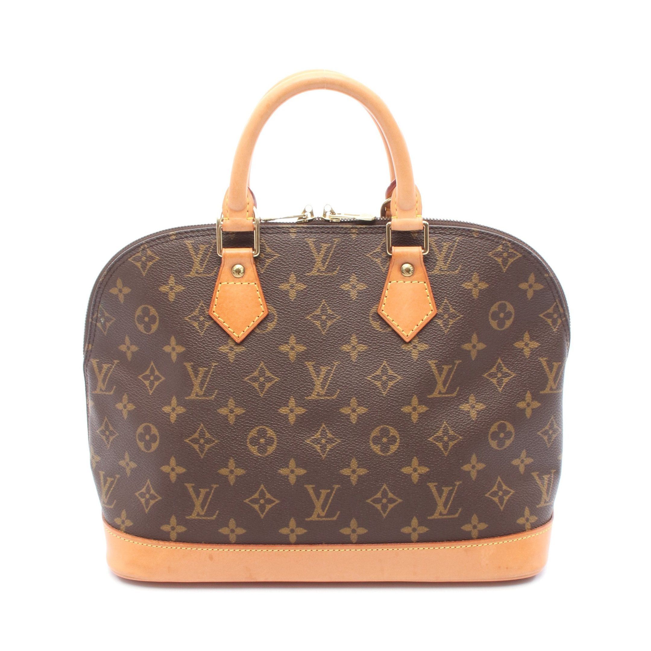 Louis Vuitton Louis Vuitton Alma Pm Monogram Handbag Leather Brown Size ONE SIZE - 1 Thumbnail