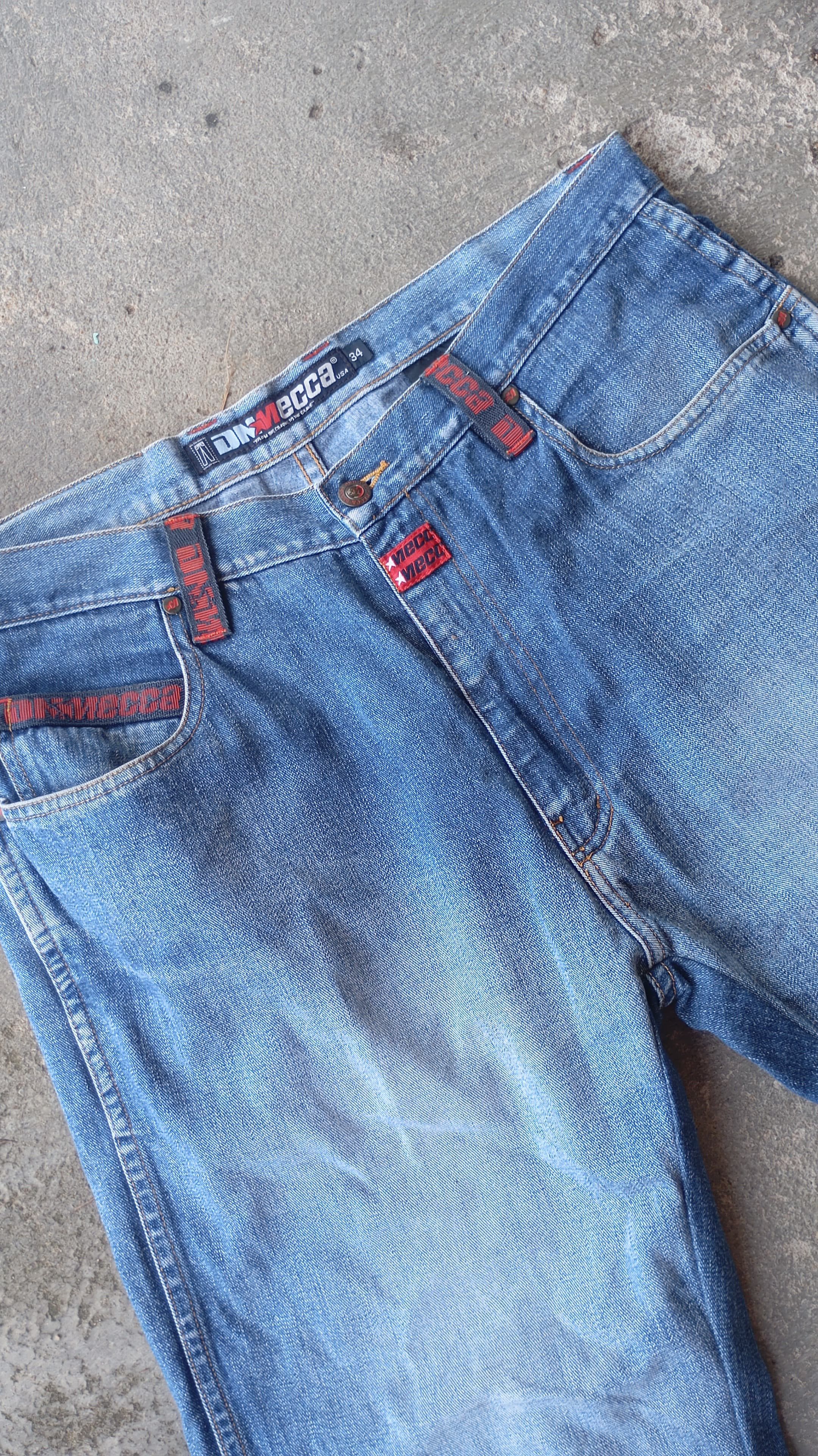 Japanese Brand Vintage y2k Mecca baggy jeans Size US 34 / EU 50 - 3 Thumbnail