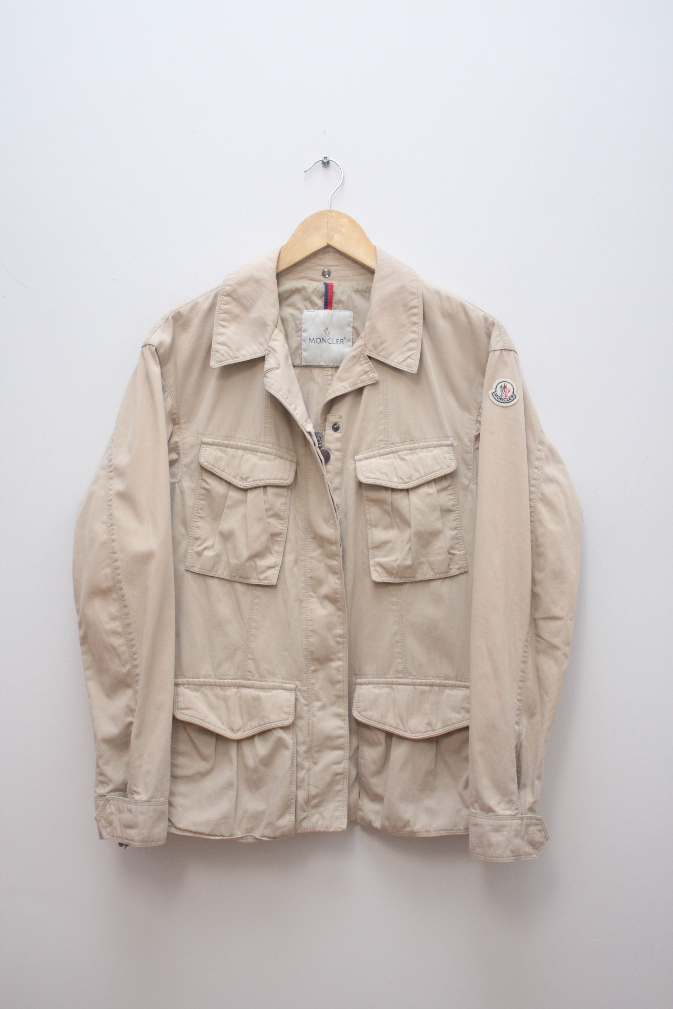Moncler Moncler Renote Giubbotto Beige Jacket Made In Romania Size M / US 6-8 / IT 42-44 - 1 Thumbnail