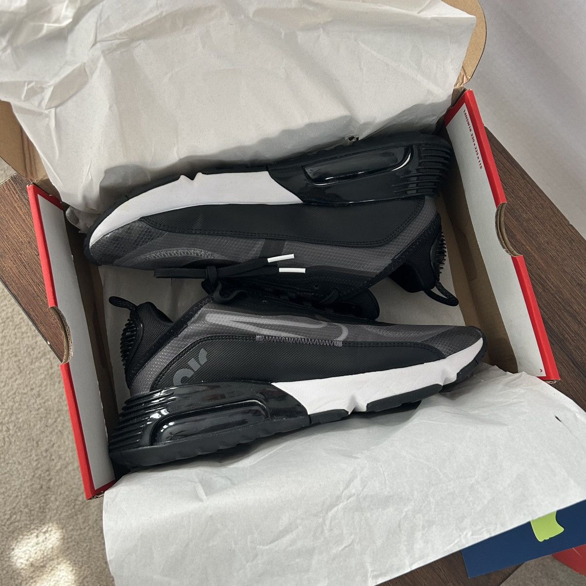 Nike Nike Air Max 2090 Black Wolf Grey Anthracite Size M10/W11.5 Size US 10 / EU 43 - 8 Thumbnail