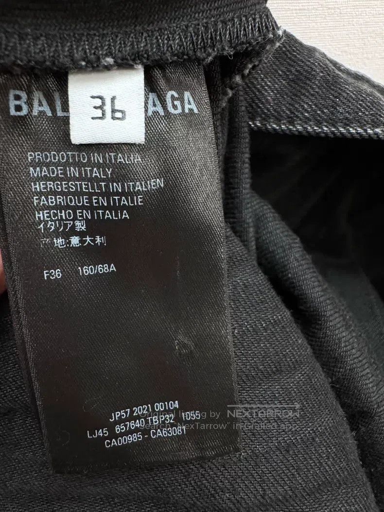 Balenciaga Balenciaga Denim Skirt Size 35" - 6 Thumbnail