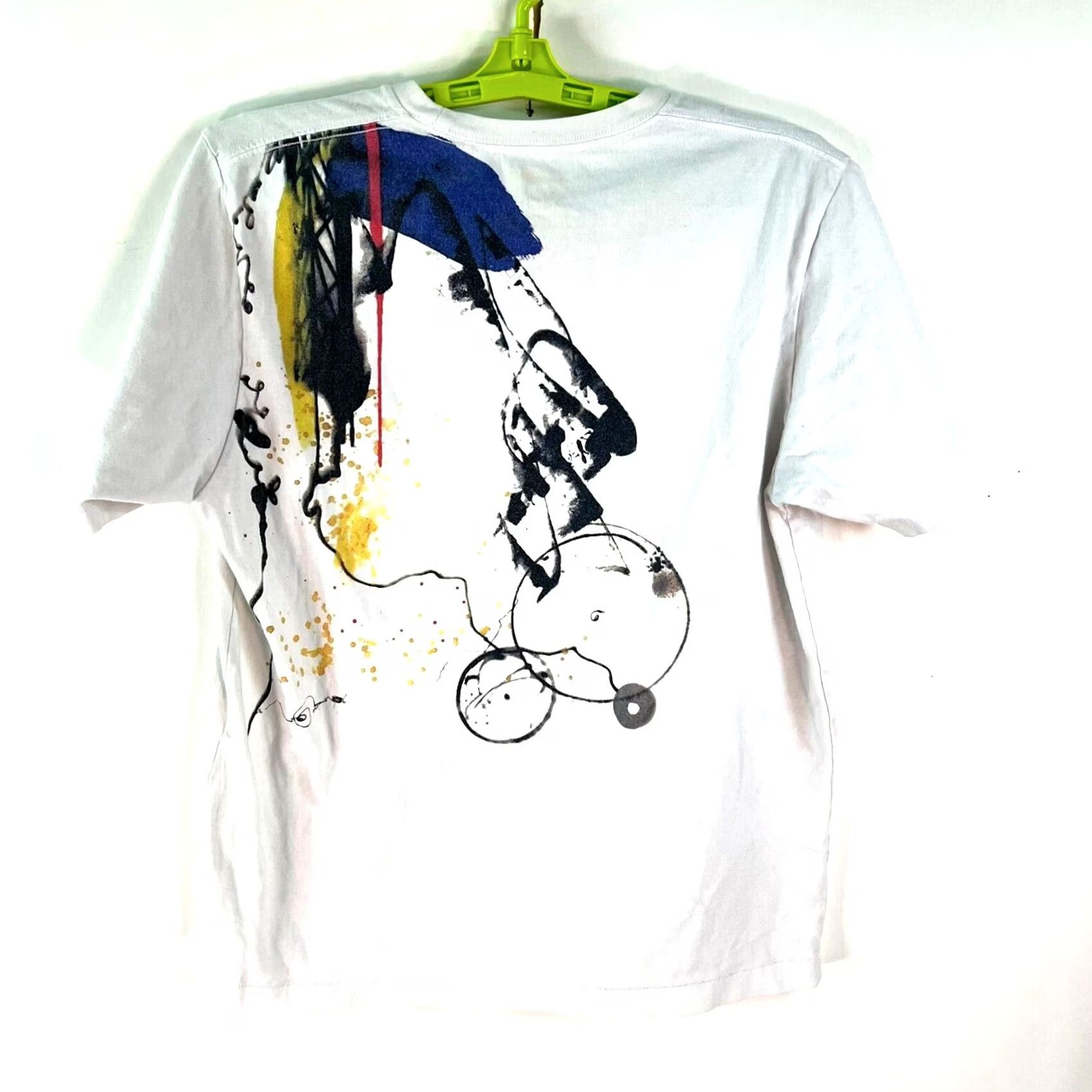 Vintage Abstract Expressionist Futura 2 Sidded Graphic T Shirt Size M Shirt Men White Art 90s Mens Size US M / EU 48-50 / 2 - 2 Thumbnail