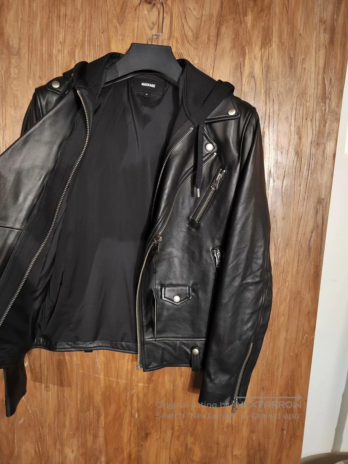 Mackage Mackage Black Leather Moto Jacket. Size US M / EU 48-50 / 2 - 3 Thumbnail