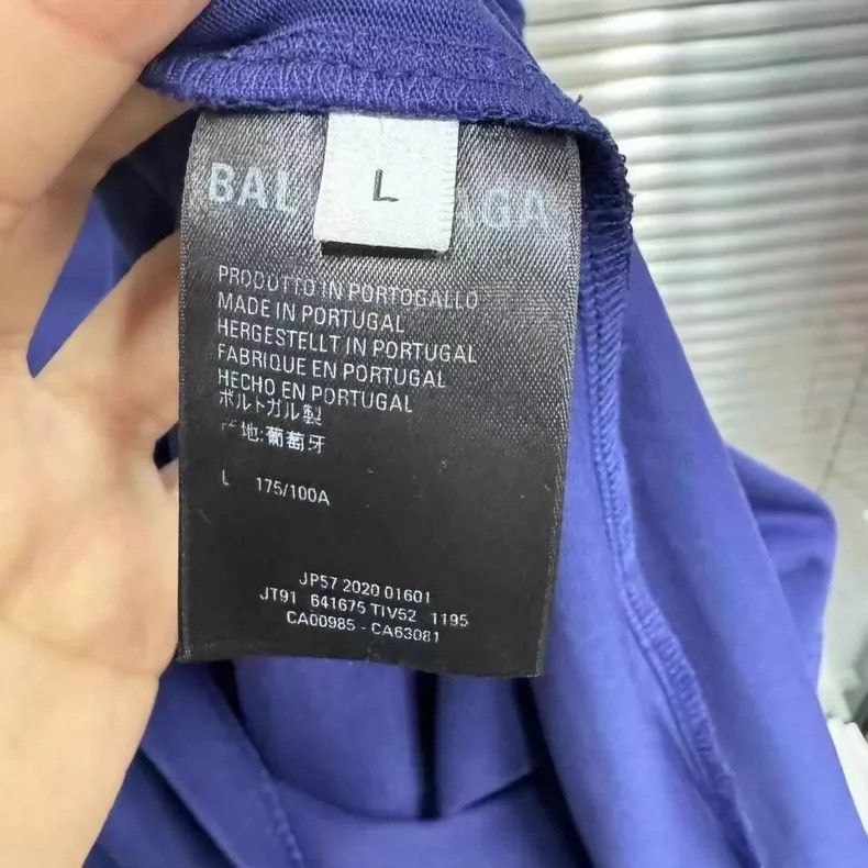 Balenciaga Balenciaga Blue Coke Short Sleeve Size US L / EU 52-54 / 3 - 5 Thumbnail