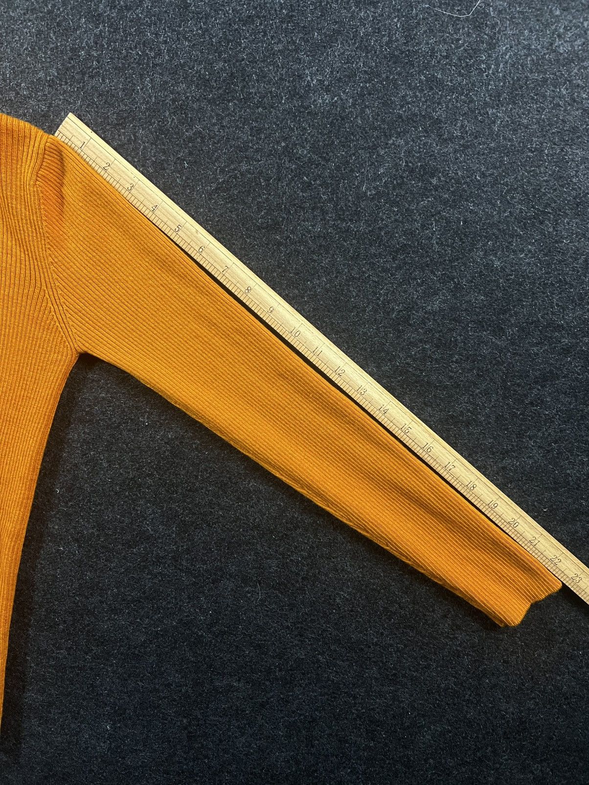 Vintage 80’s vintage sonia rykiel inscription knitted yellow mustard Size S / US 4 / IT 40 - 7 Thumbnail