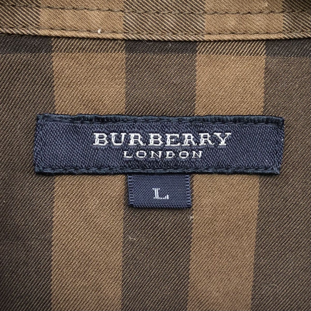 Burberry Burberry London Checked Novacheck Cotton Long Sleeve Shirt Size US L / EU 52-54 / 3 - 11 Thumbnail