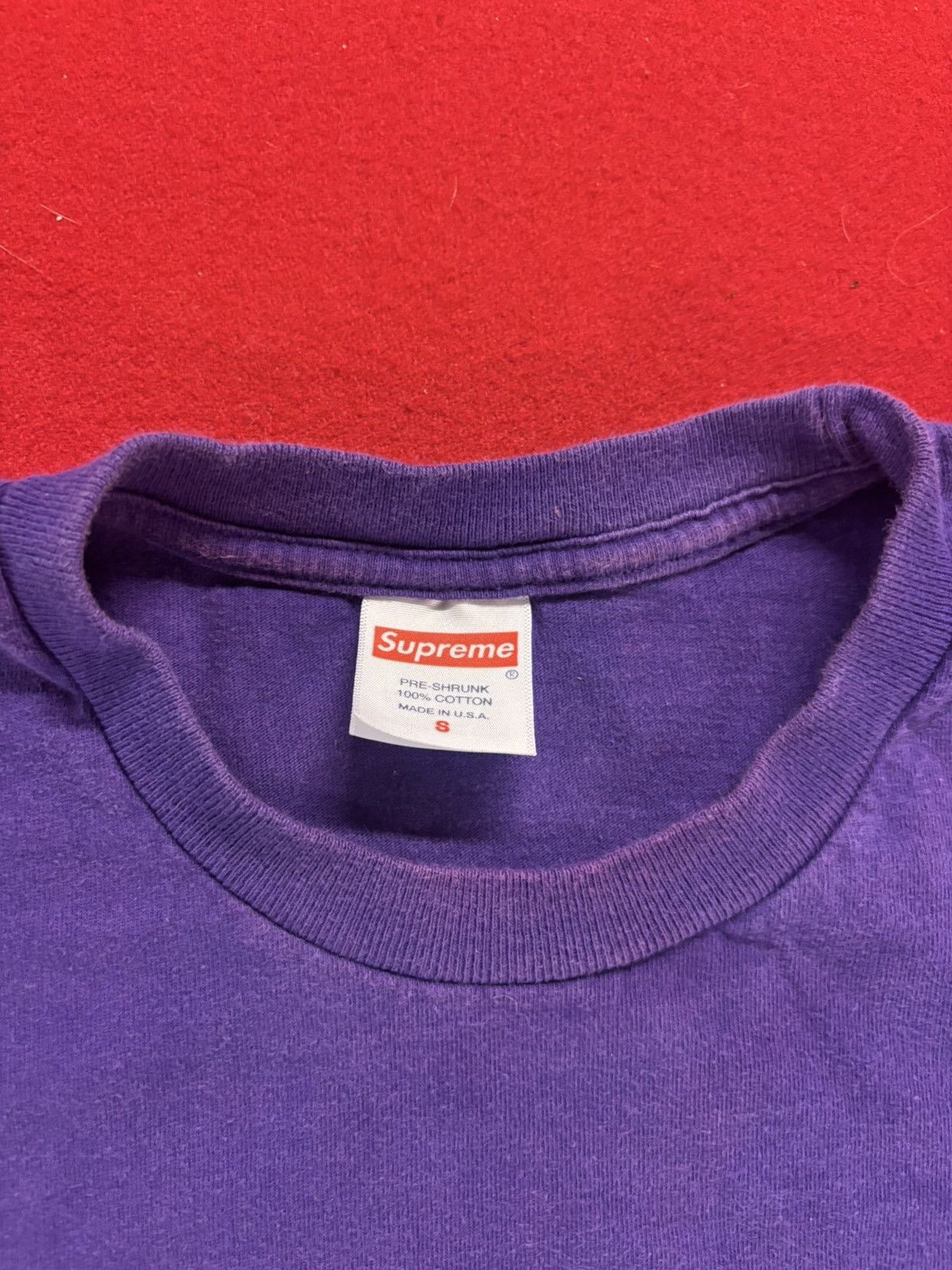 Supreme Supreme FW23 Purple Camo Box Logo Tee Size US S / EU 44-46 / 1 - 3 Thumbnail
