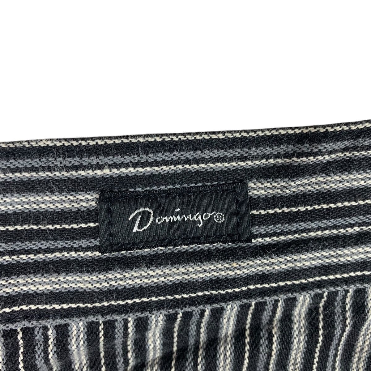 Japanese Brand DOMINGO Stripe flare denim pants Size US 28 / EU 44 - 3 Thumbnail
