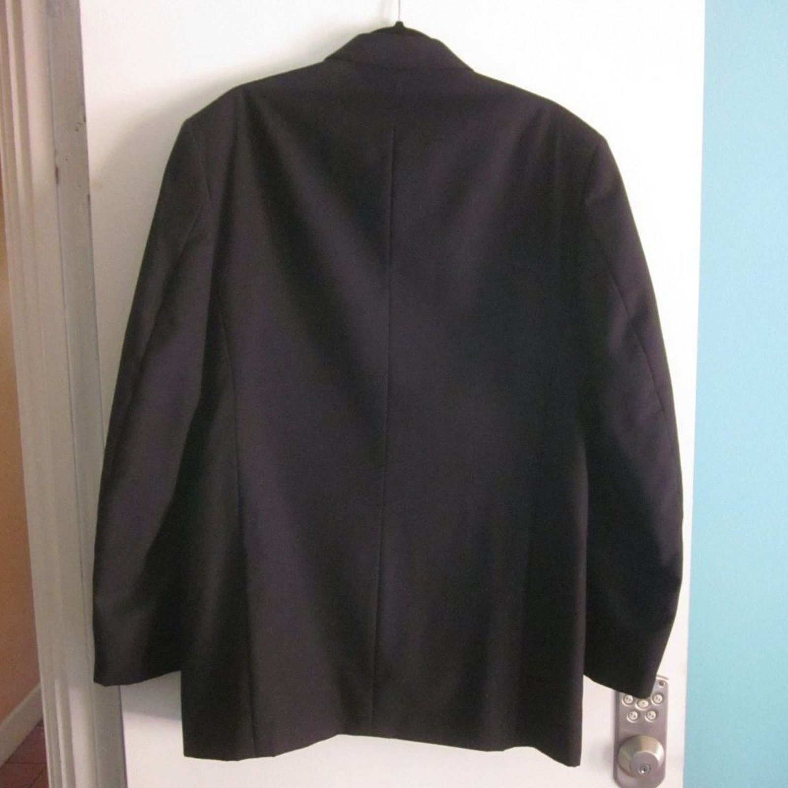 Lauren Ralph Lauren Ralph Lauren Black Wool Tuxedo Jacket Size 41 L Size 40L - 8 Thumbnail