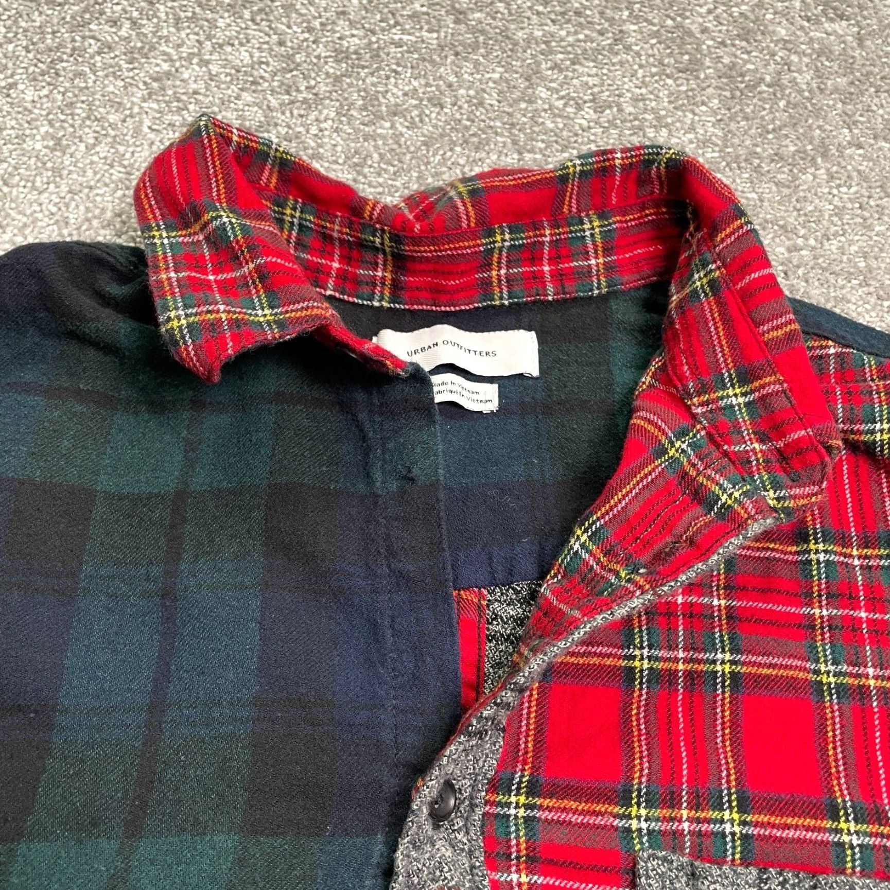 Urban Outfitters Urban Outfitters Shirt Flannel Mens Medium Multi Plaid Cotton Long Sleeve Casual Size M / US 6-8 / IT 42-44 - 4 Thumbnail
