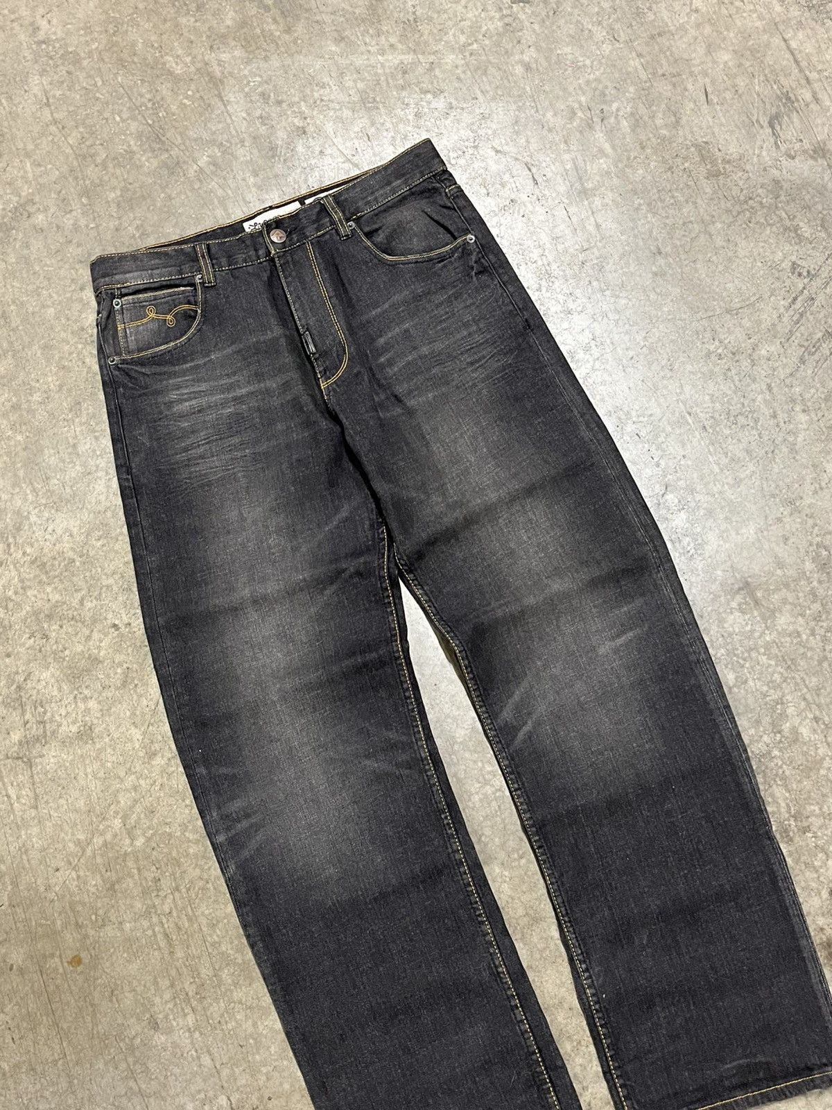 Southpole × Vintage Y2K baggy fit southpole style denim wide leg opium grunge Size US 34 / EU 50 - 3 Thumbnail