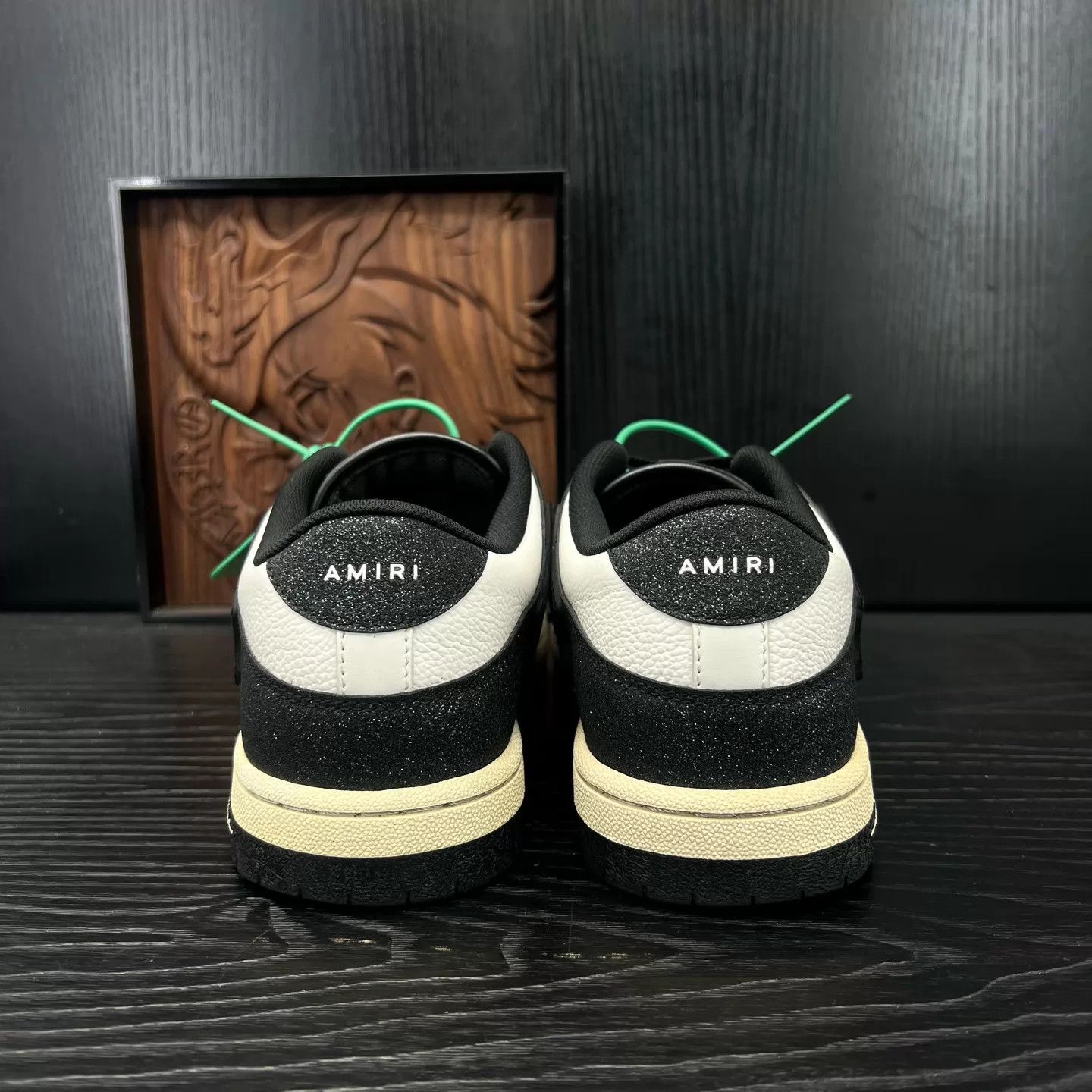 Amiri Amiri Skel-Top Black/White 42 Like New Size US 8 / EU 41 - 6 Thumbnail