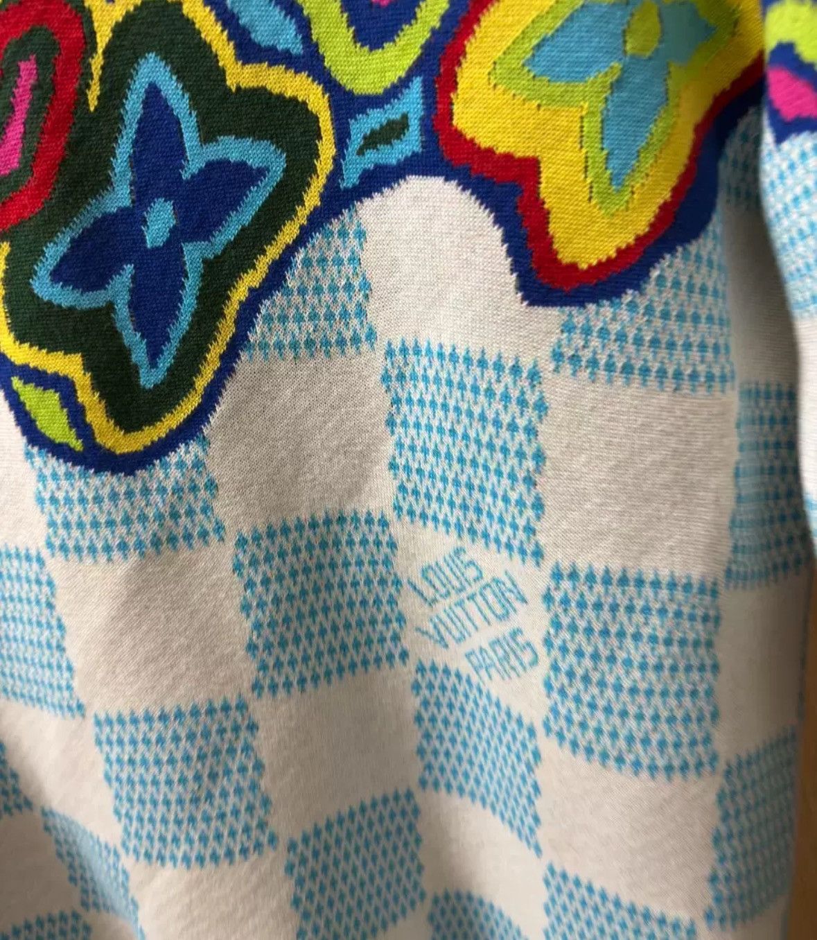 Louis Vuitton Louis Vuitton Colorful printed men's pullover sweater Size US M / EU 48-50 / 2 - 4 Thumbnail