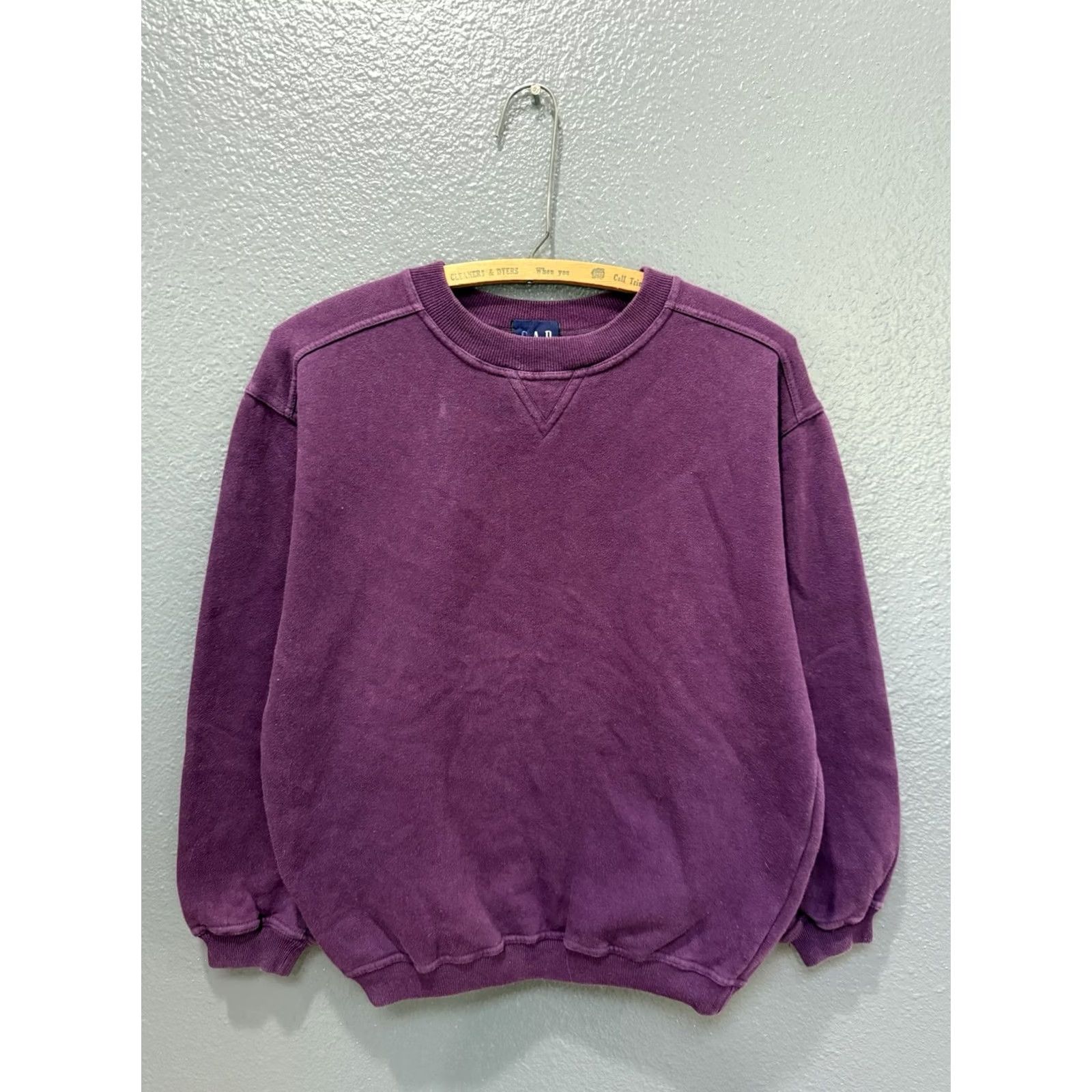 Gap VINTAGE GAP Purple Sweatshirt Women's Small USA 90s Size S / US 4 / IT 40 - 3 Thumbnail