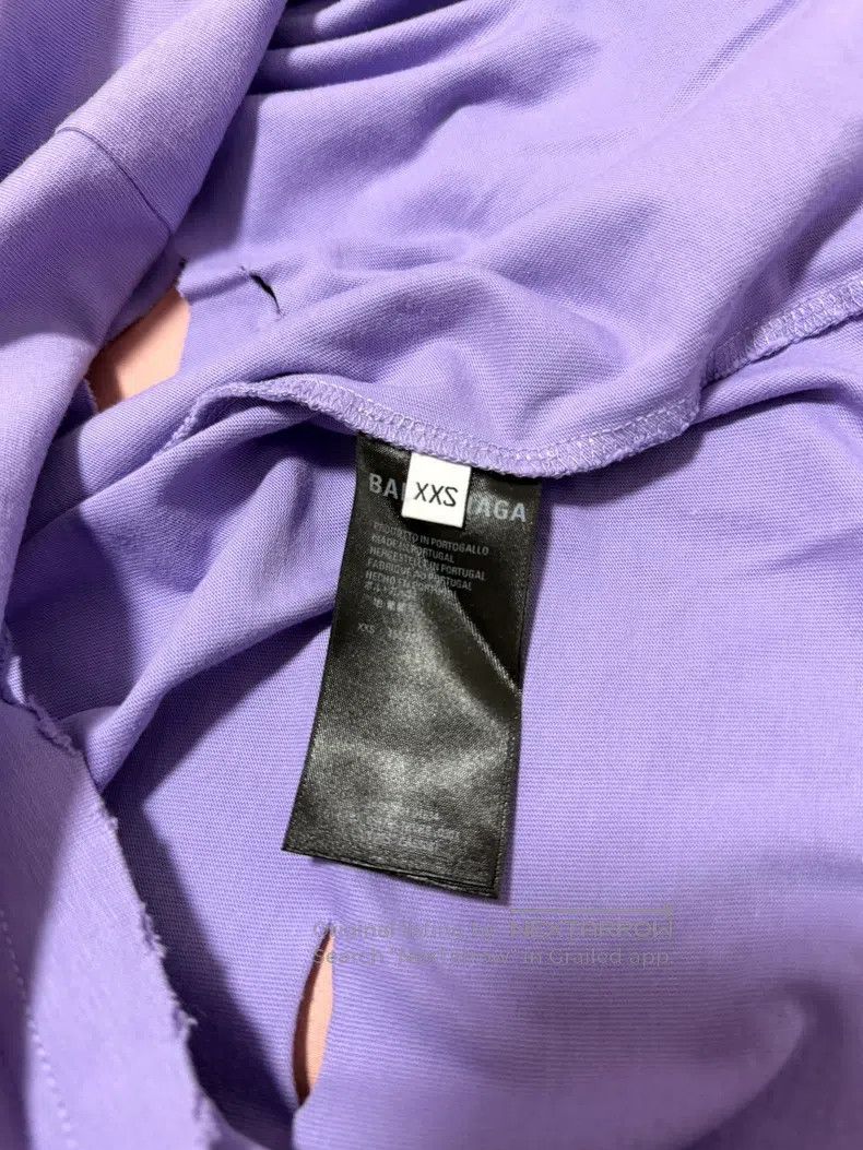 Balenciaga Balenciaga Big rip short sleeve Size US XXS / EU 40 - 4 Thumbnail