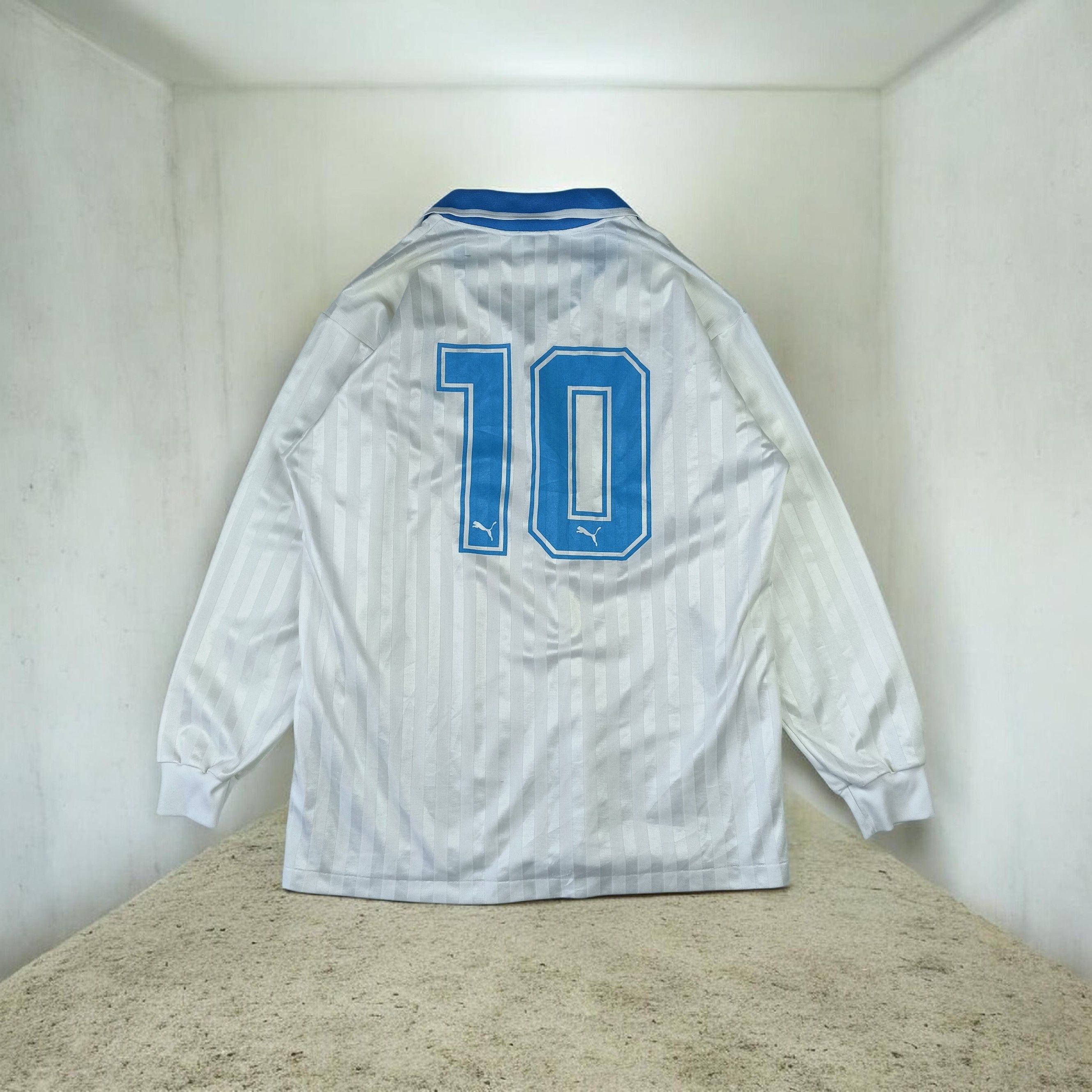 Puma Vintage PUMA No 10 Maradona Japan Soccer Football Jersey Size US XL / EU 56 / 4 - 1 Thumbnail