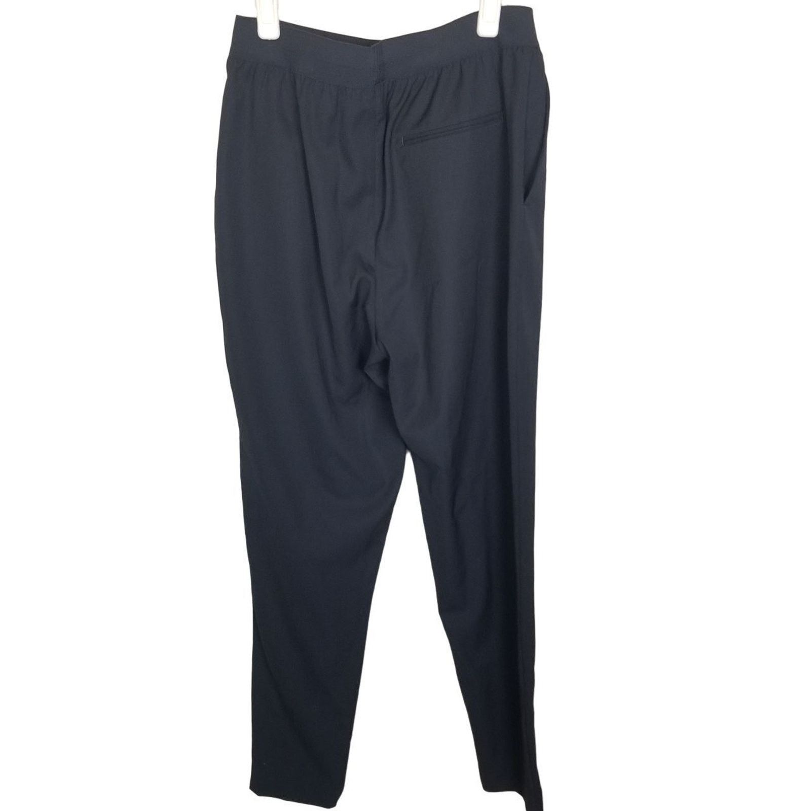 Everlane Everlane Women Black Wool Trouser Pants 2 Classic Minimalist Size 26" / US 2 / IT 38 - 7 Thumbnail