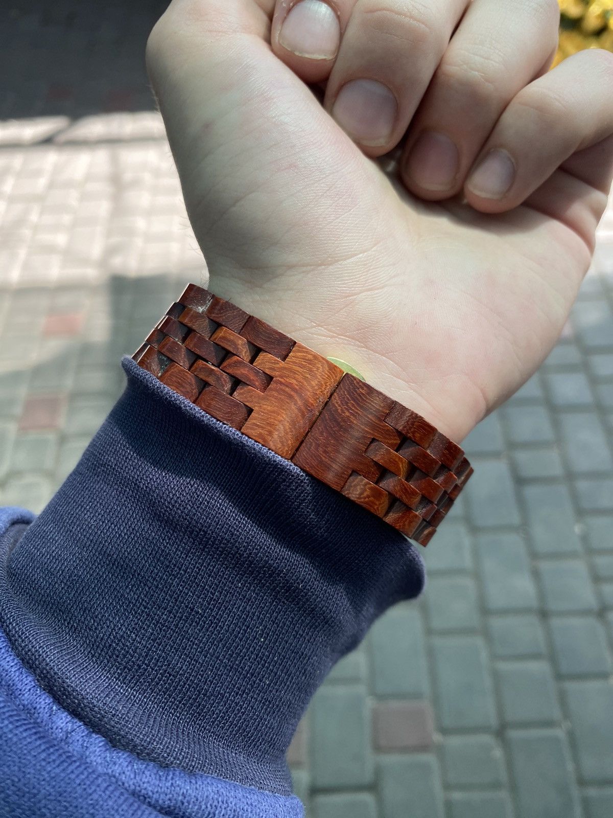 Jewelry × Vintage AB AETERNO Wooden Chronograph Watch Italian Design Size ONE SIZE - 12 Thumbnail