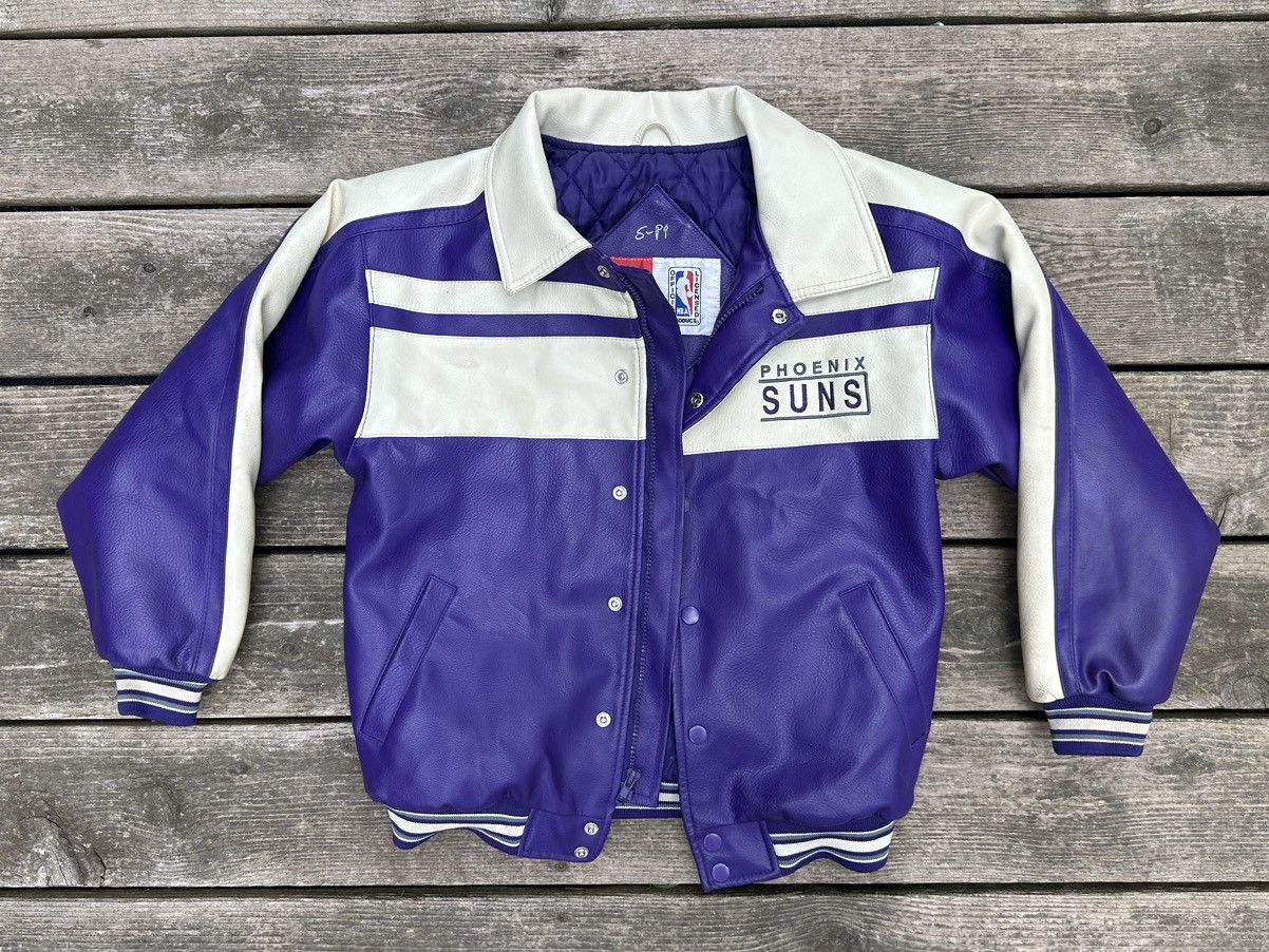 NBA Vintage Leather Phoenix Suns Jacket Size M / US 6-8 / IT 42-44 - 2 Thumbnail